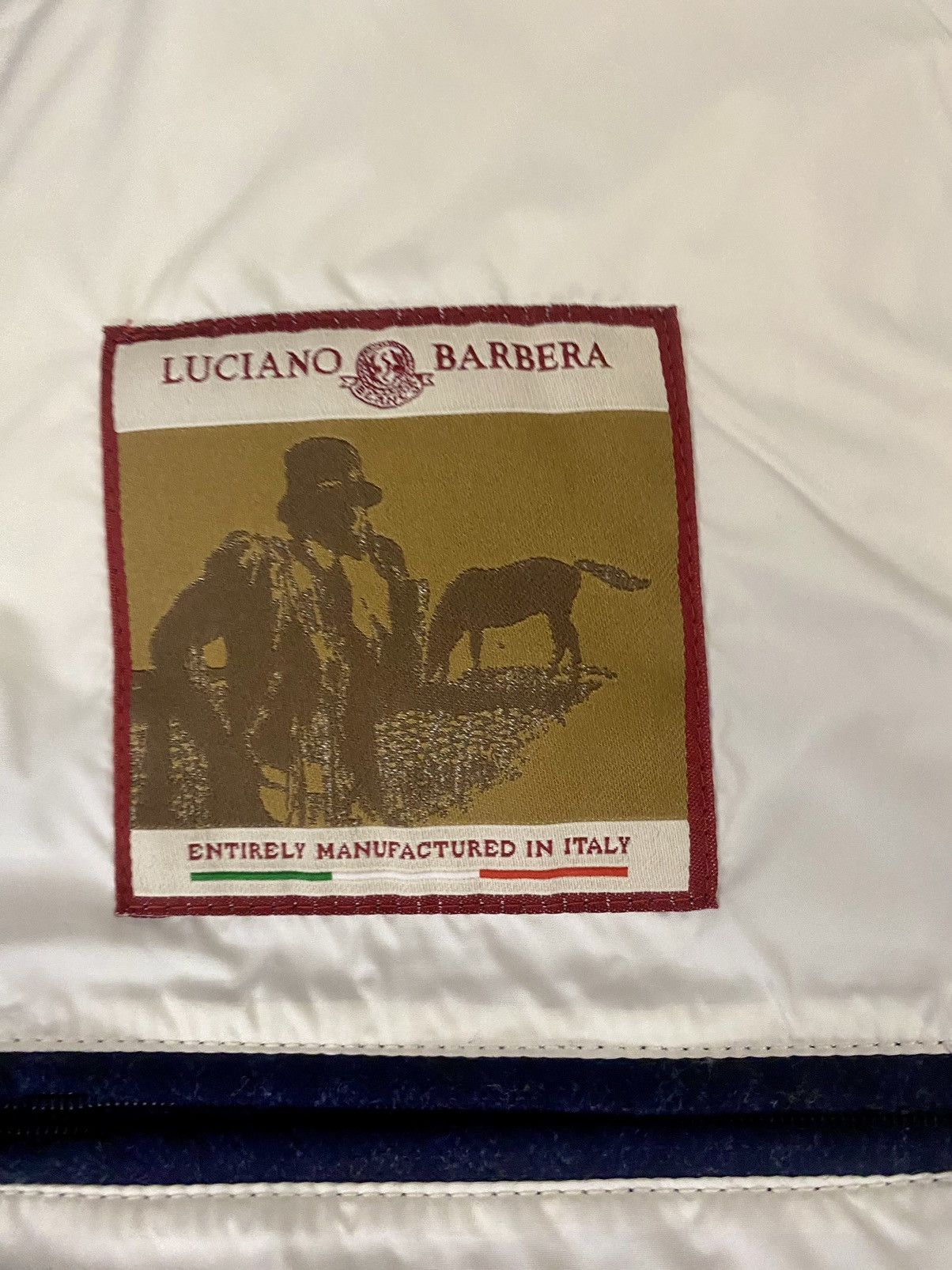 Luciano Barbera Luciano Barbera 🇮🇹 Wool Check Duck Down Filled Gilet 56 NEW Size US XL / EU 56 / 4 - 6 Thumbnail