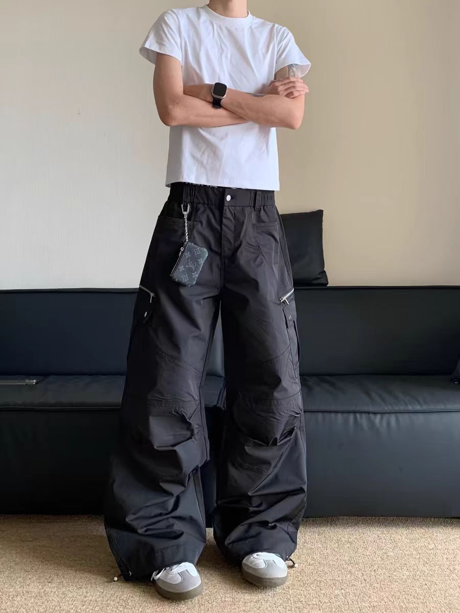 Japanese Brand × Vintage Paratrooper workwear multi-pocket baggy casual pants Size US 34 / EU 50 - 4 Thumbnail