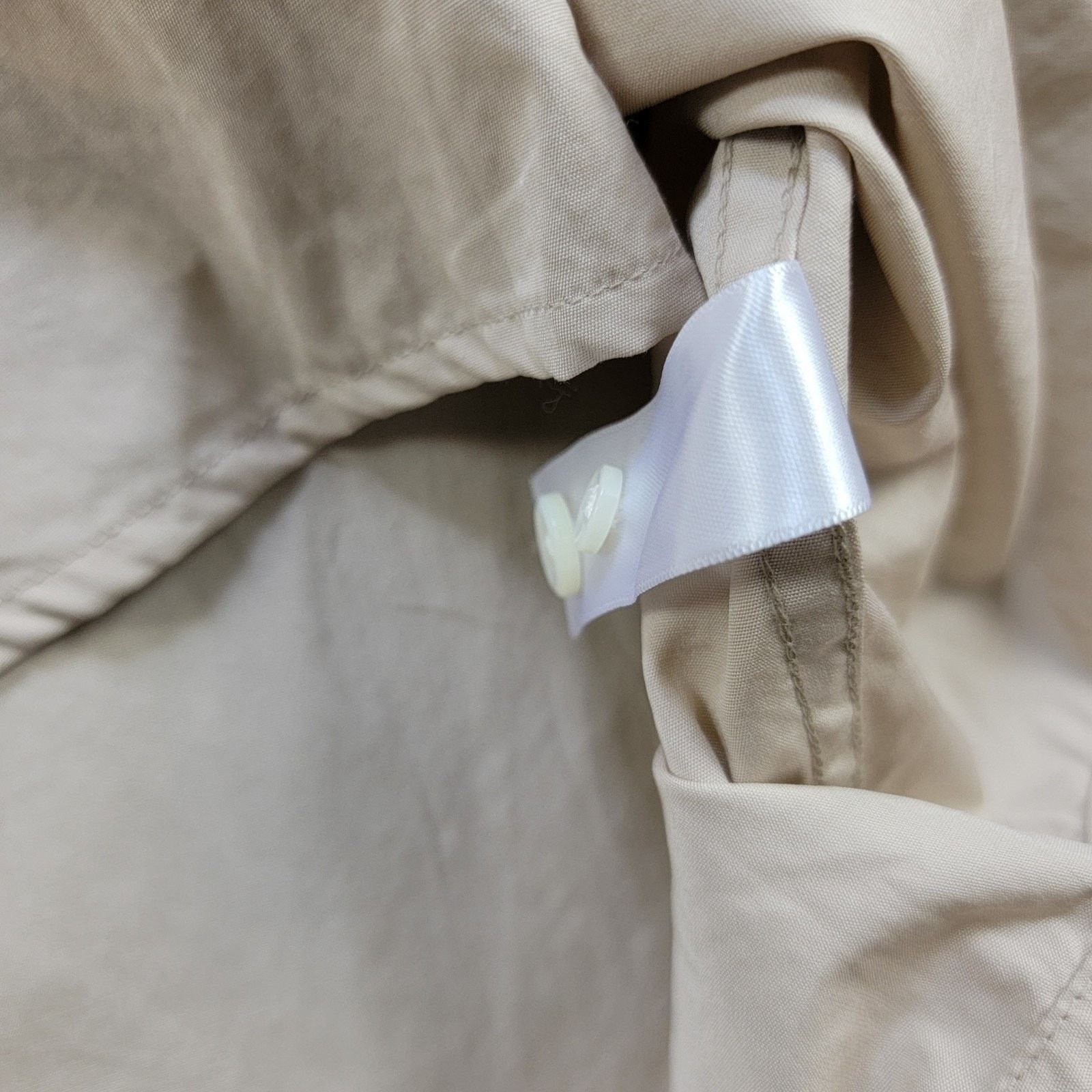 Todd Snyder Thomas Mason x Todd Snyder Button Up Dress Shirt 18.5 Cream Size US XL / EU 56 / 4 - 10 Thumbnail