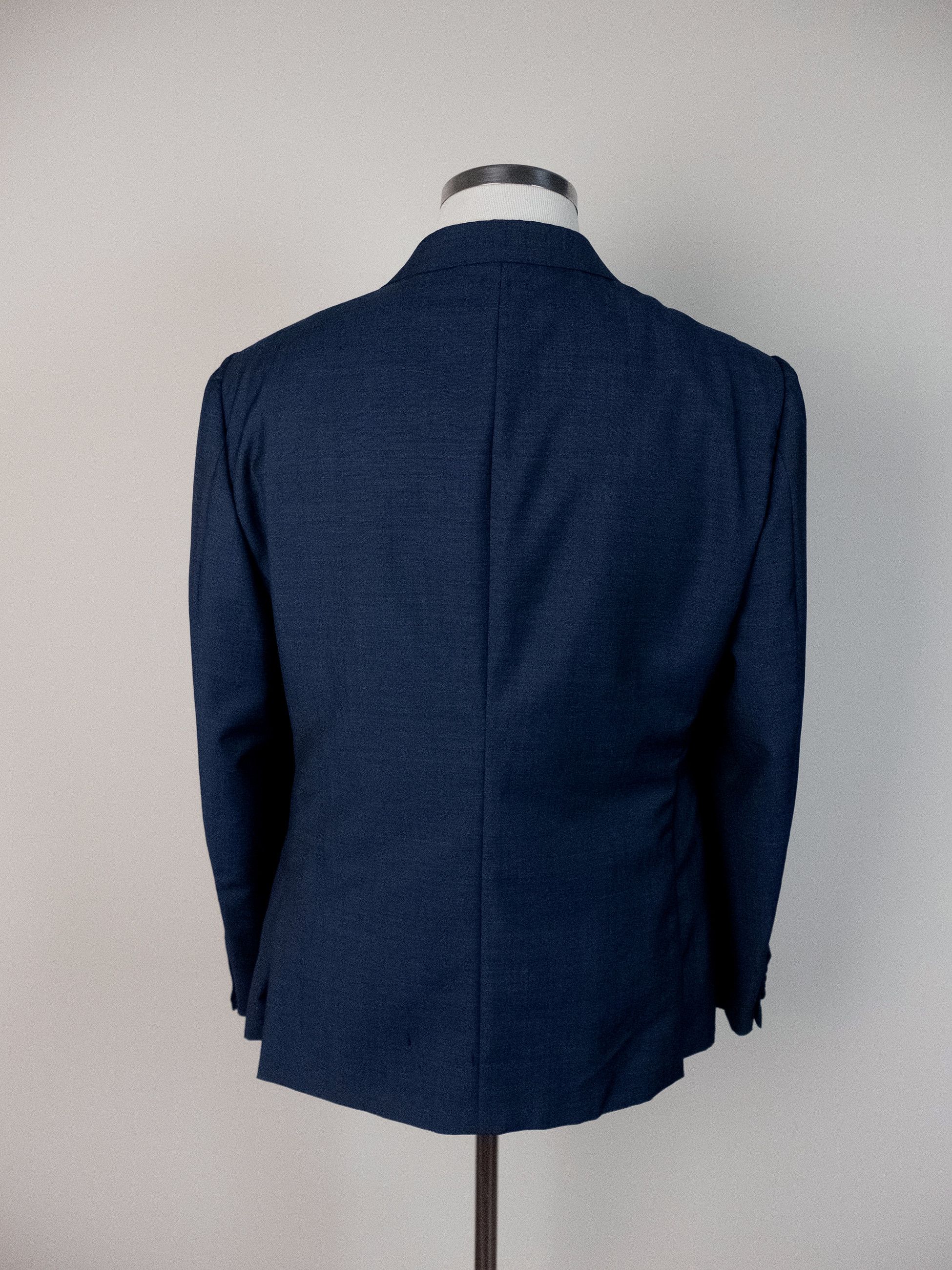 Z Zegna Z ZEGNA navy blue wool tuxedo jacket Size 44 US / 54 IT Size 44R - 2 Thumbnail