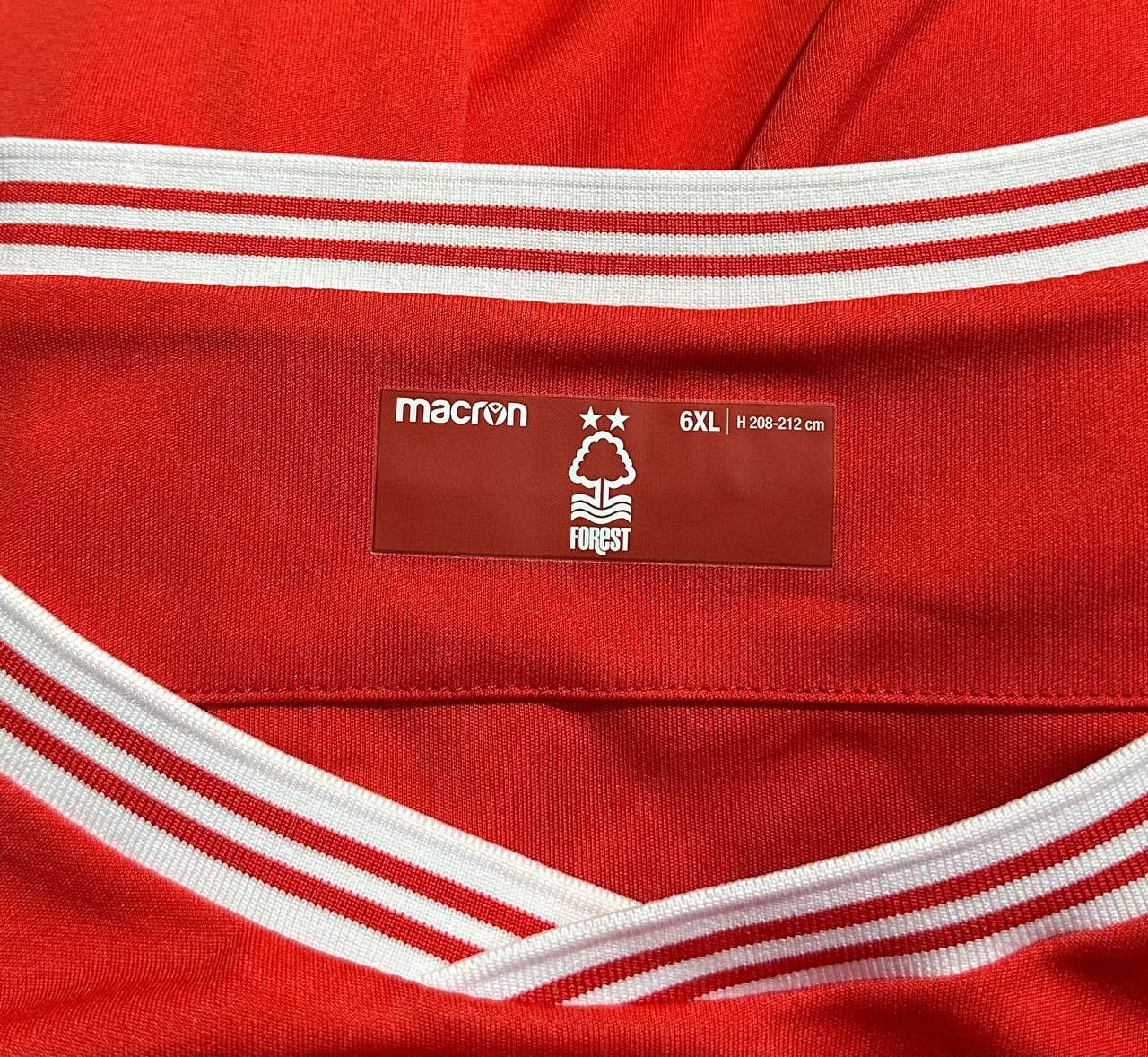 Macron NOTTINGHAM FOREST 2020 2021home Macron football shirt jersey Size US XXL / EU 58 / 5 - 5 Thumbnail