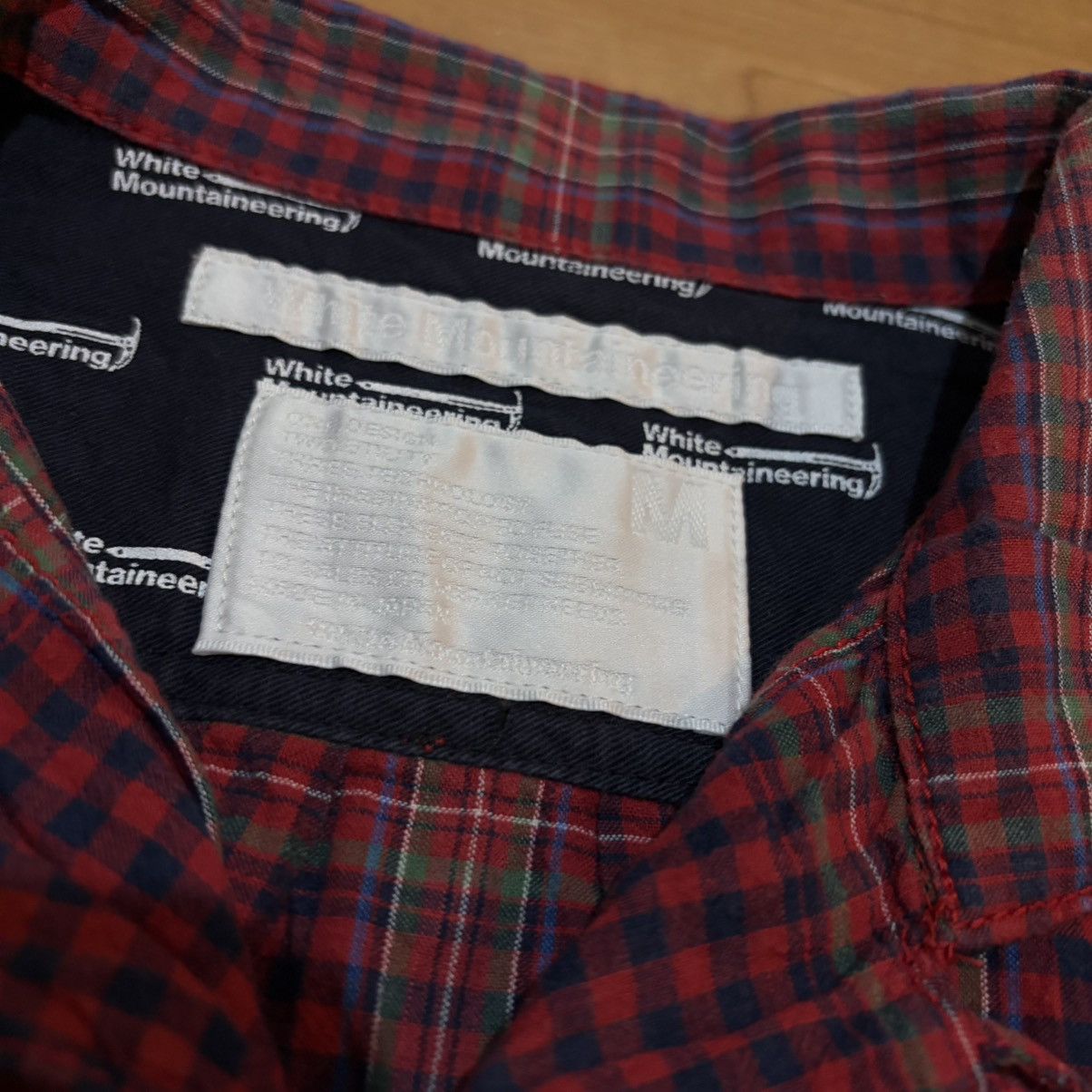 White Mountaineering White mountaineering 2011ss plaid 3/4 long sleeve shirt Size US M / EU 48-50 / 2 - 4 Thumbnail