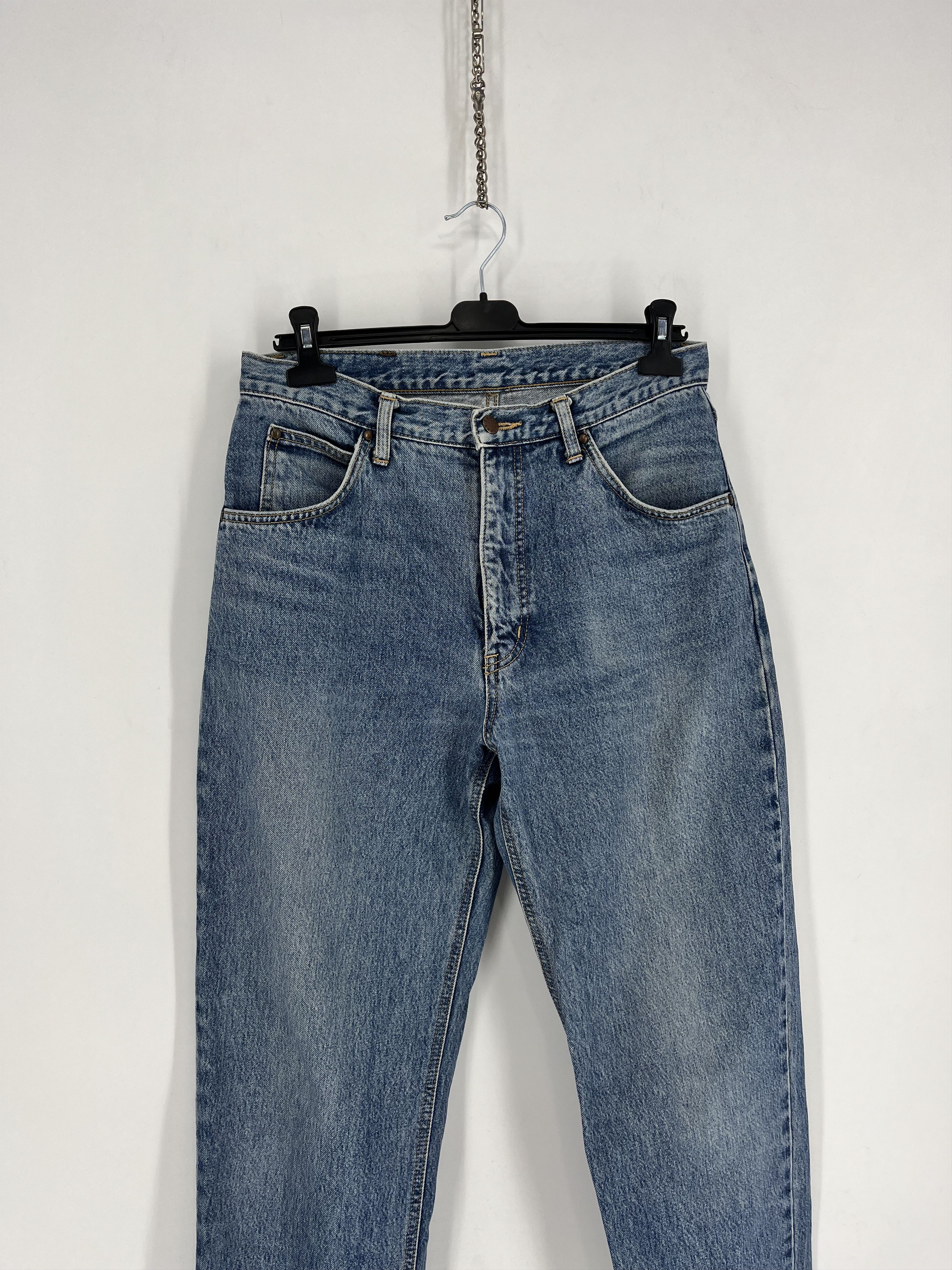 Edwin × Japanese Brand × Vintage Vintage 90s Edwin Made in Japan Tapered Navy Men’s Jeans Size US 33 - 3 Thumbnail