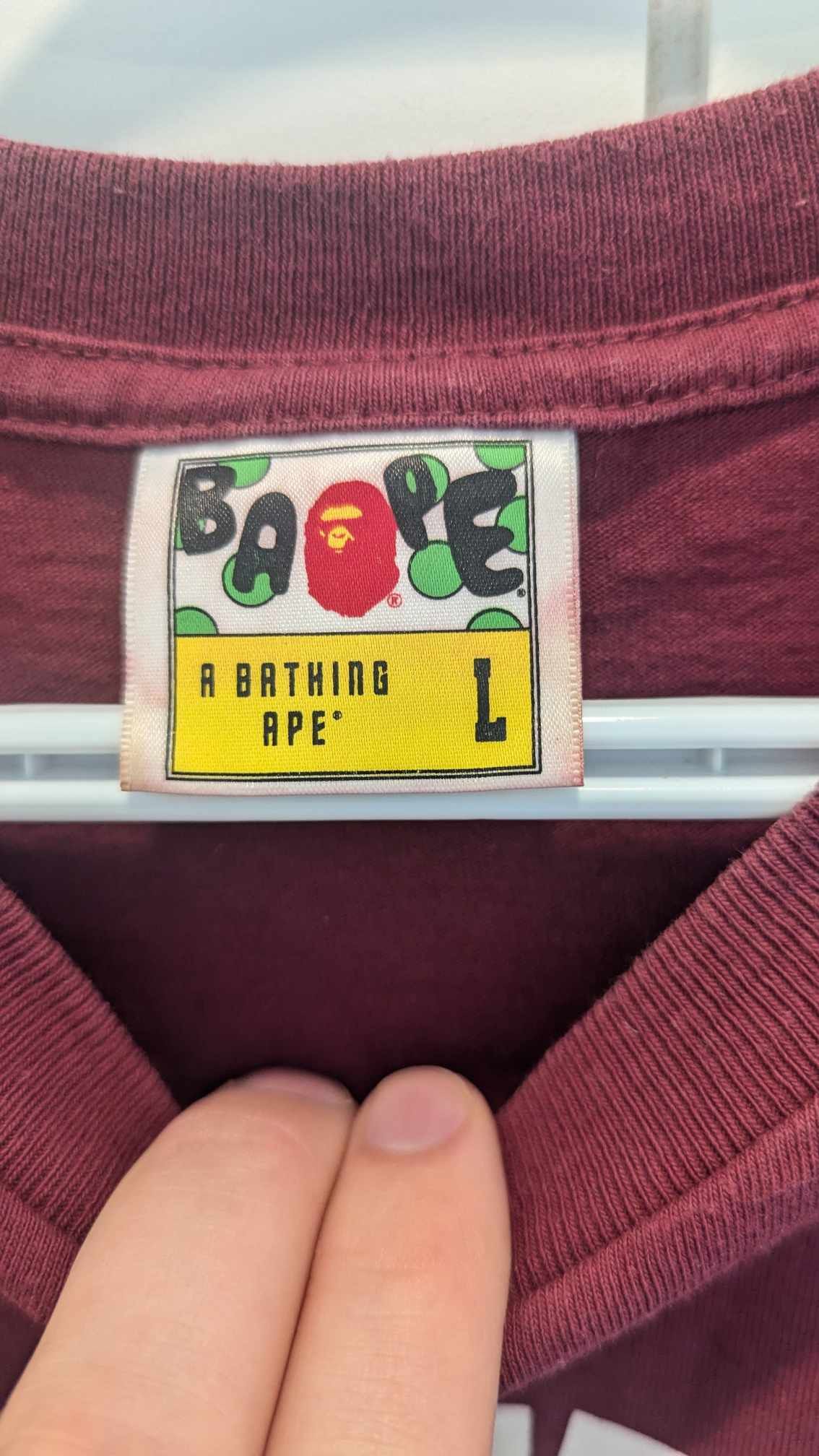 Bape Bape T Shirt Red Size US L / EU 52-54 / 3 - 2 Thumbnail