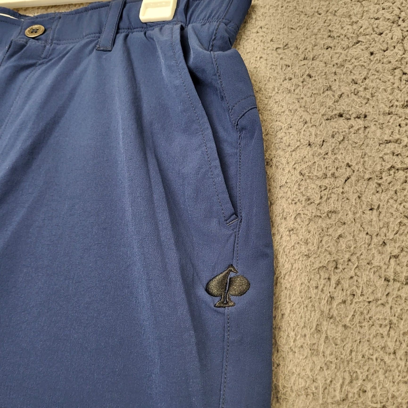 Vintage Pins & Aces Shorts Mens 34" Blue Wicking Performance Comfort Golf Outdoors Size US 34 / EU 50 - 4 Thumbnail