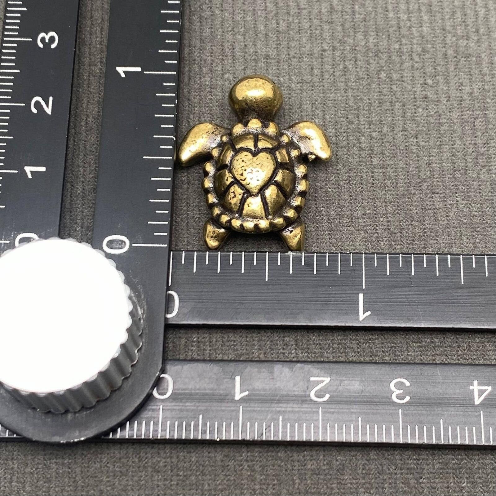 Genetic Manipulation Shinichiro Kuriya Brass Turtle Figurine Mini Miniature Size ONE SIZE - 3 Thumbnail