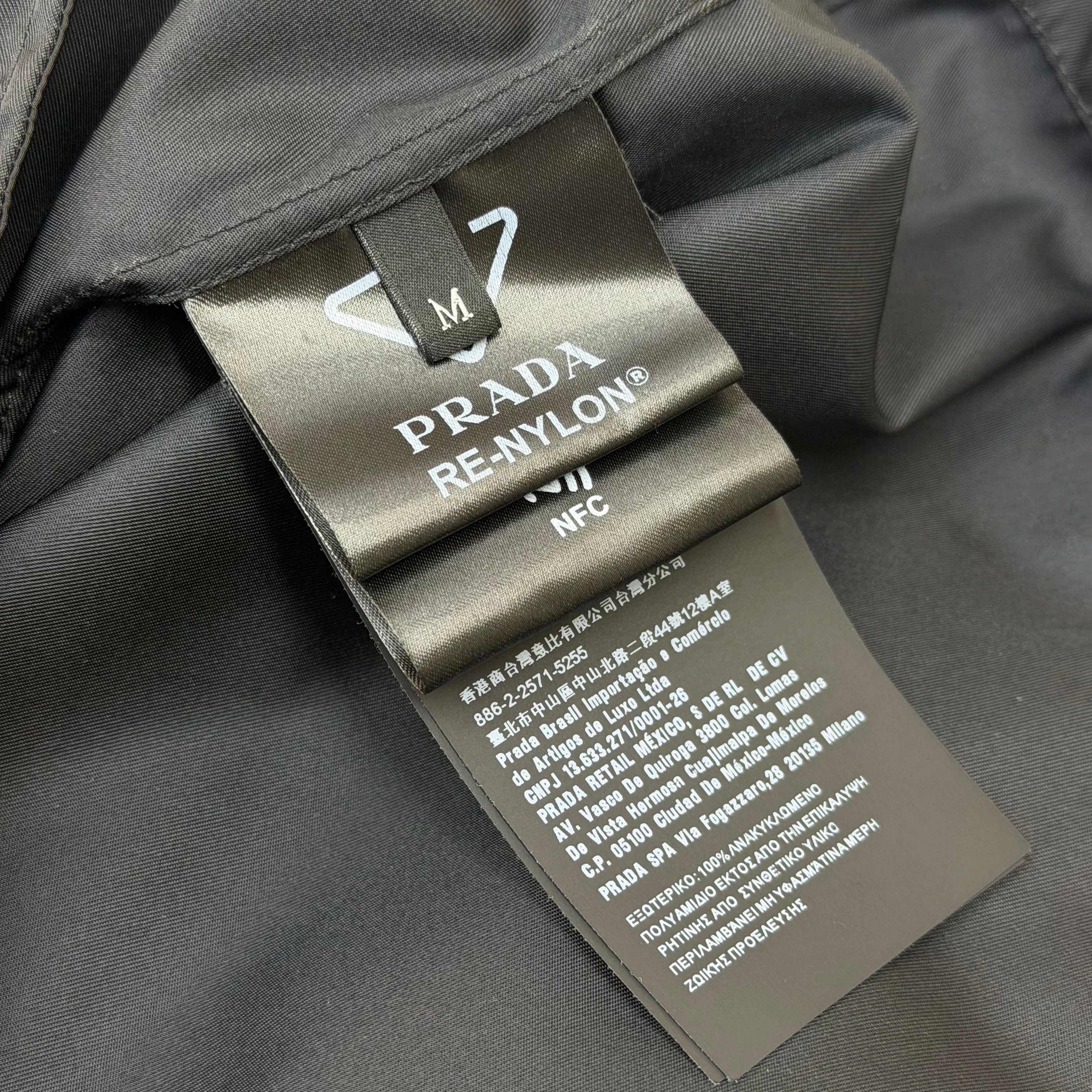 Prada Prada Re-Nylon Short Sleeve Shirt Black M Size US M / EU 48-50 / 2 - 6 Thumbnail