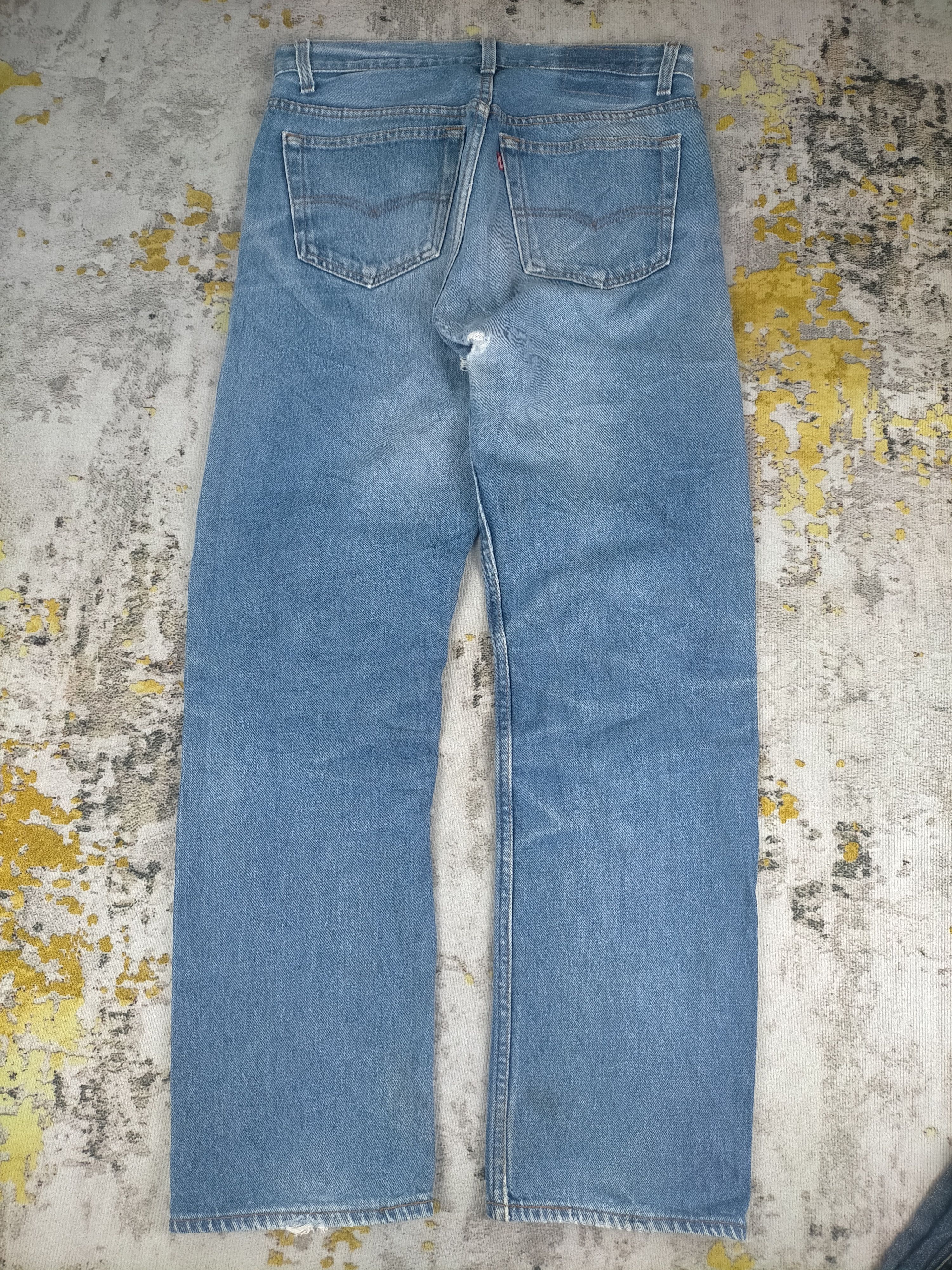 Levi's Vintage Clothing 🔥80s Vintage Levis 501 Button 501 Mudwash Distressed Jeans Size US 31 - 3 Thumbnail