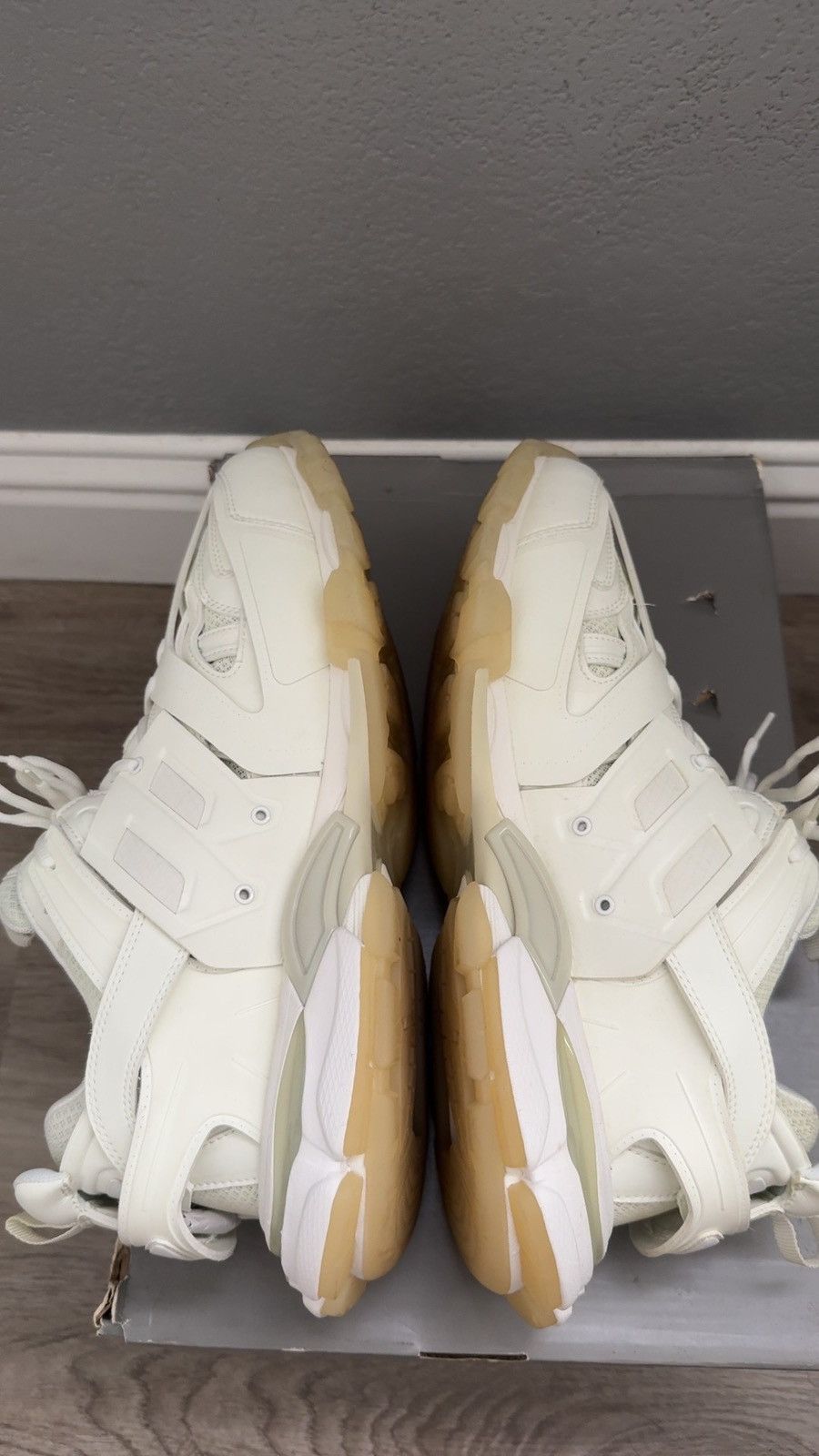 Balenciaga Balenciaga Track White Glow in the Dark Size US 12 / EU 45 - 6 Thumbnail