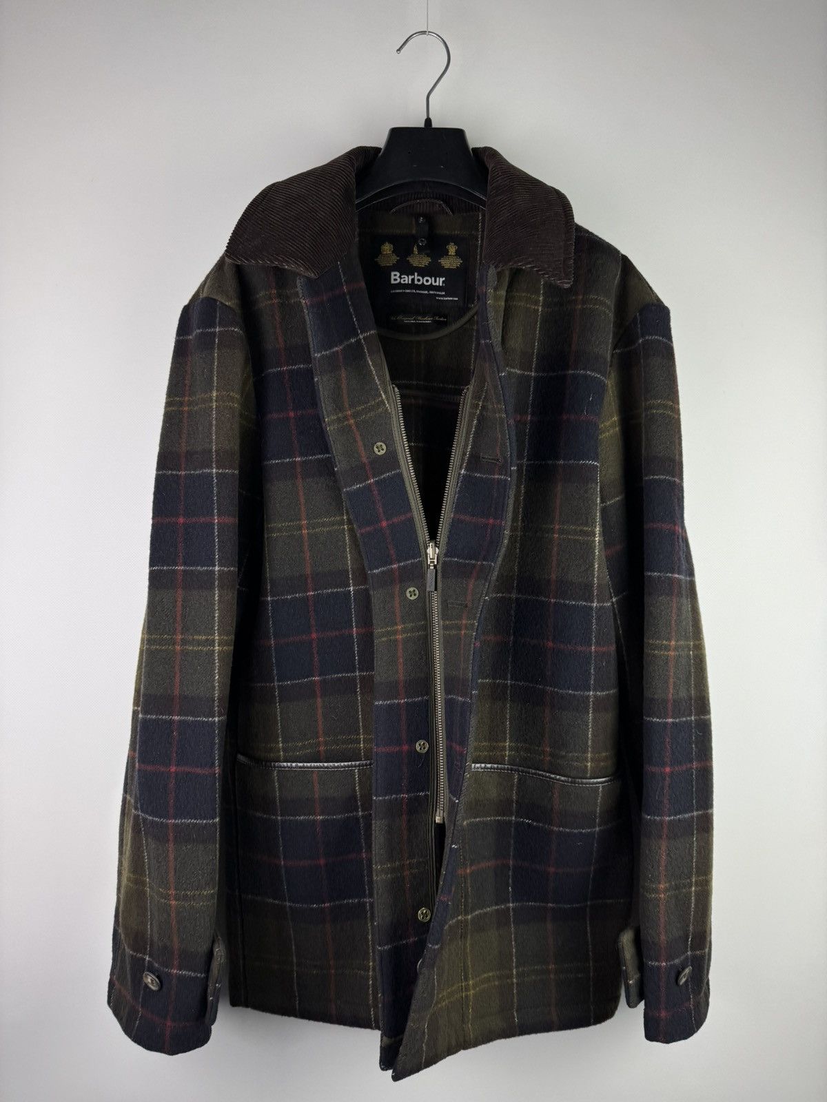 Barbour Barbour T78 The Gallaway Wool Coat Jacket Plaid Corduroy Size US S / EU 44-46 / 1 - 1 Thumbnail