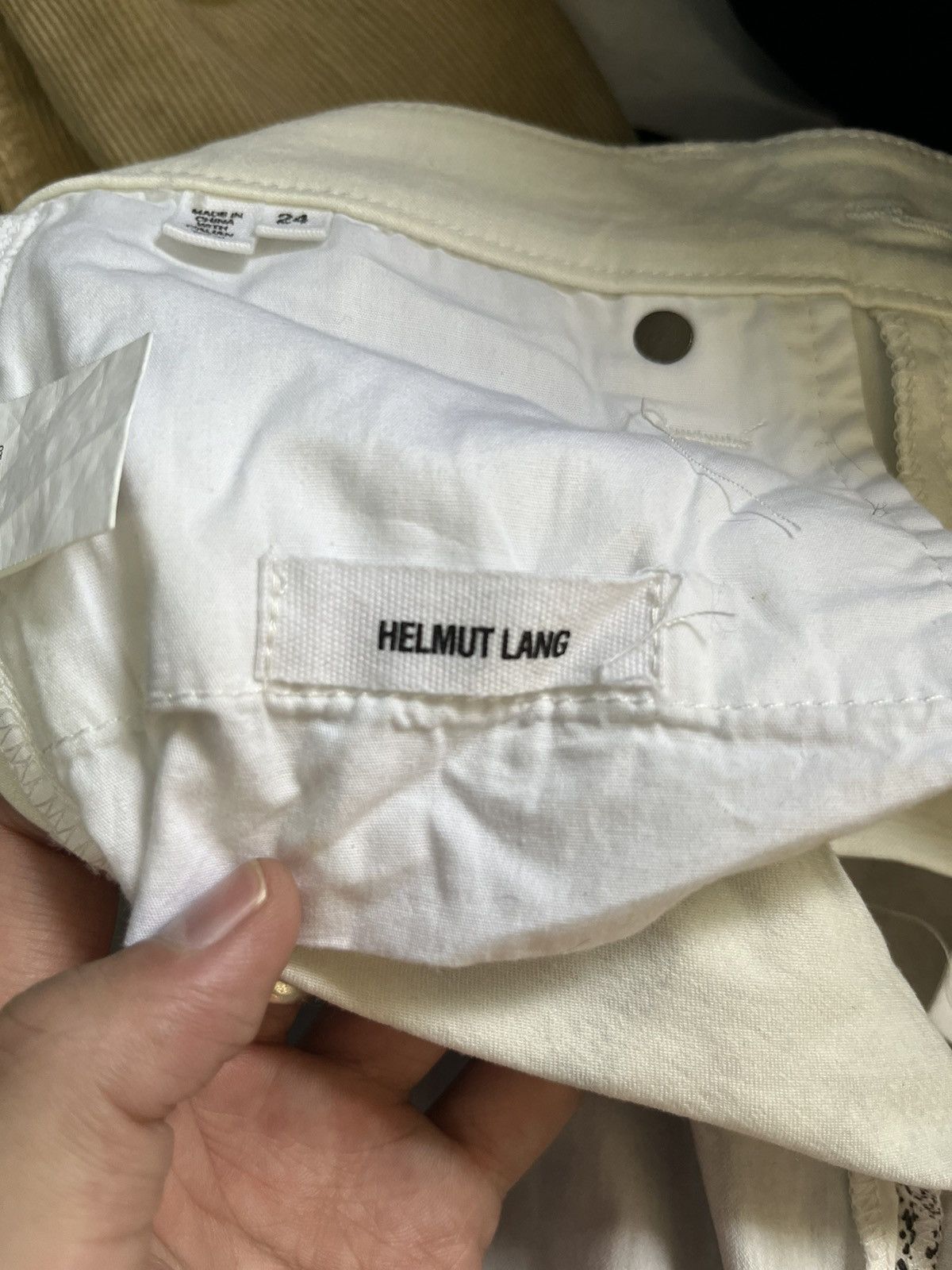 Helmut Lang Helmut Lang Monochrome Skinny Pants Size US 26 / EU 42 - 6 Thumbnail
