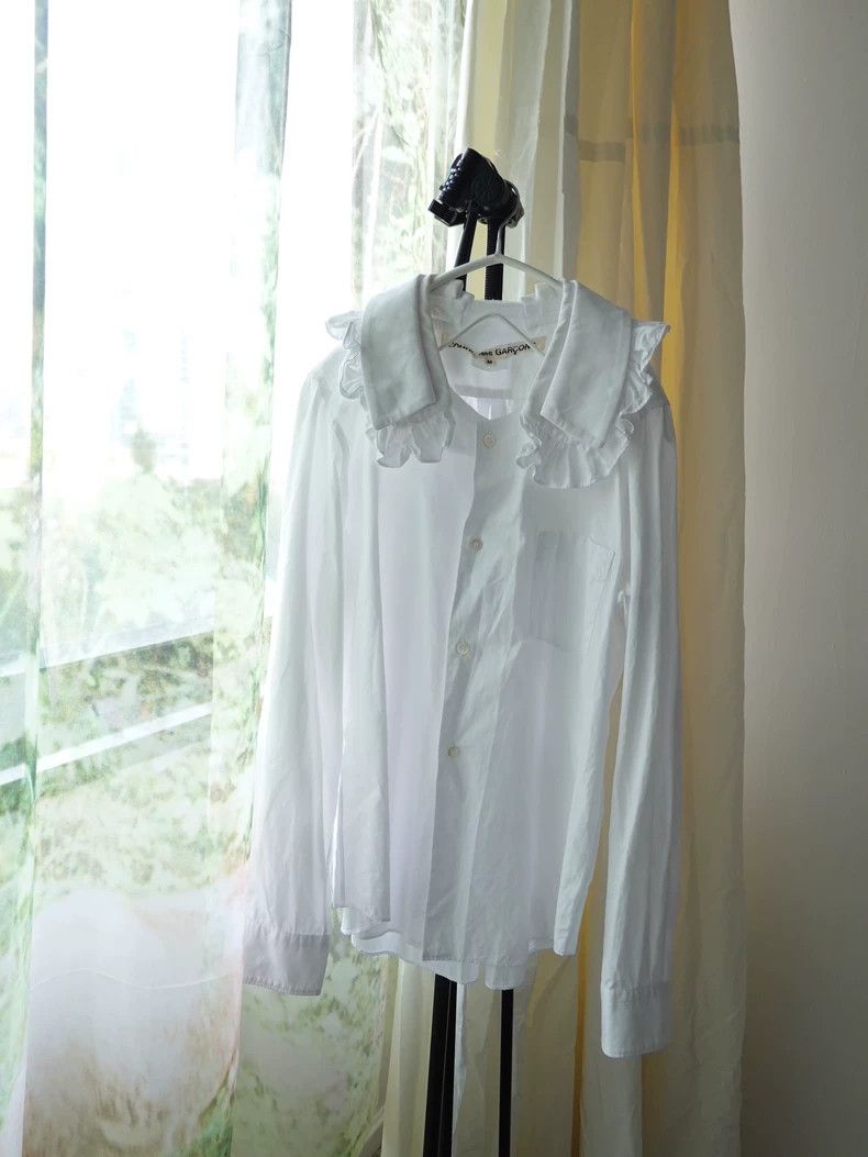Comme des Garcons Comme Des Garcons Lace double collar shirt Size M / US 6-8 / IT 42-44 - 1 Thumbnail