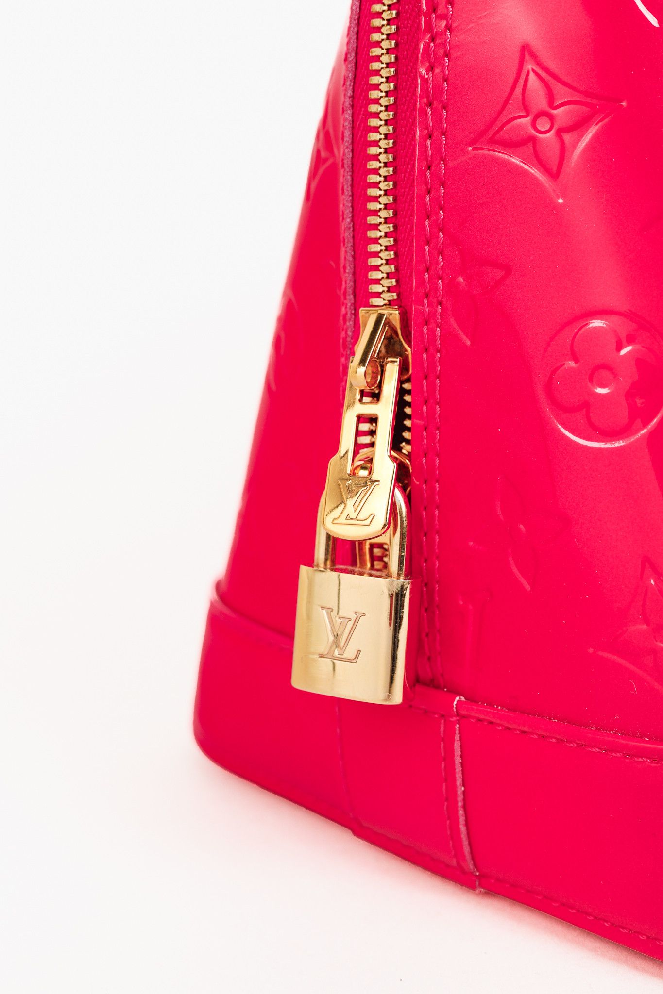 Louis Vuitton Louis Vuitton Alma GM Rose Pop Monogram Vernis Tote Size ONE SIZE - 8 Thumbnail