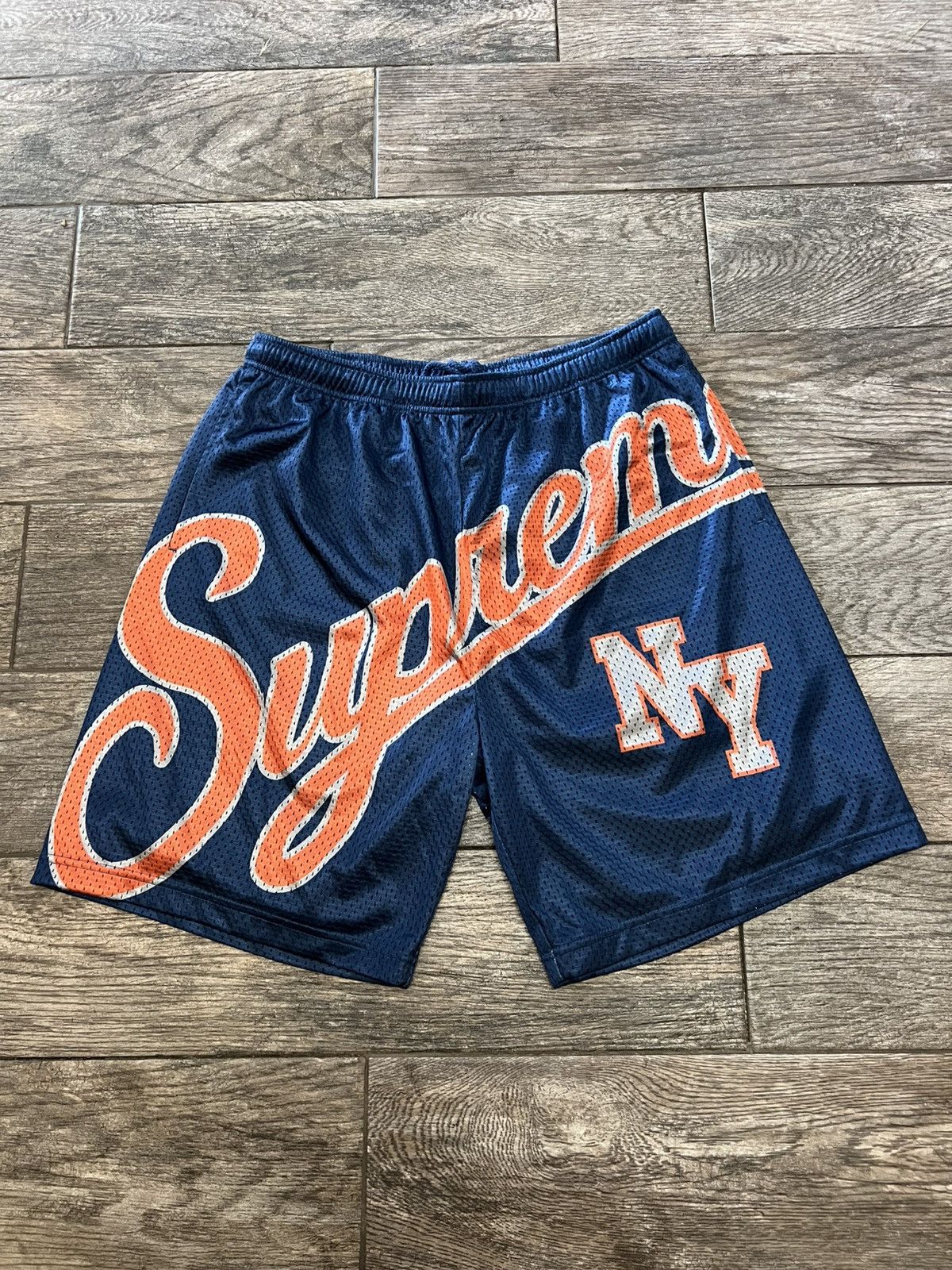 Supreme Big Script Mesh Short
