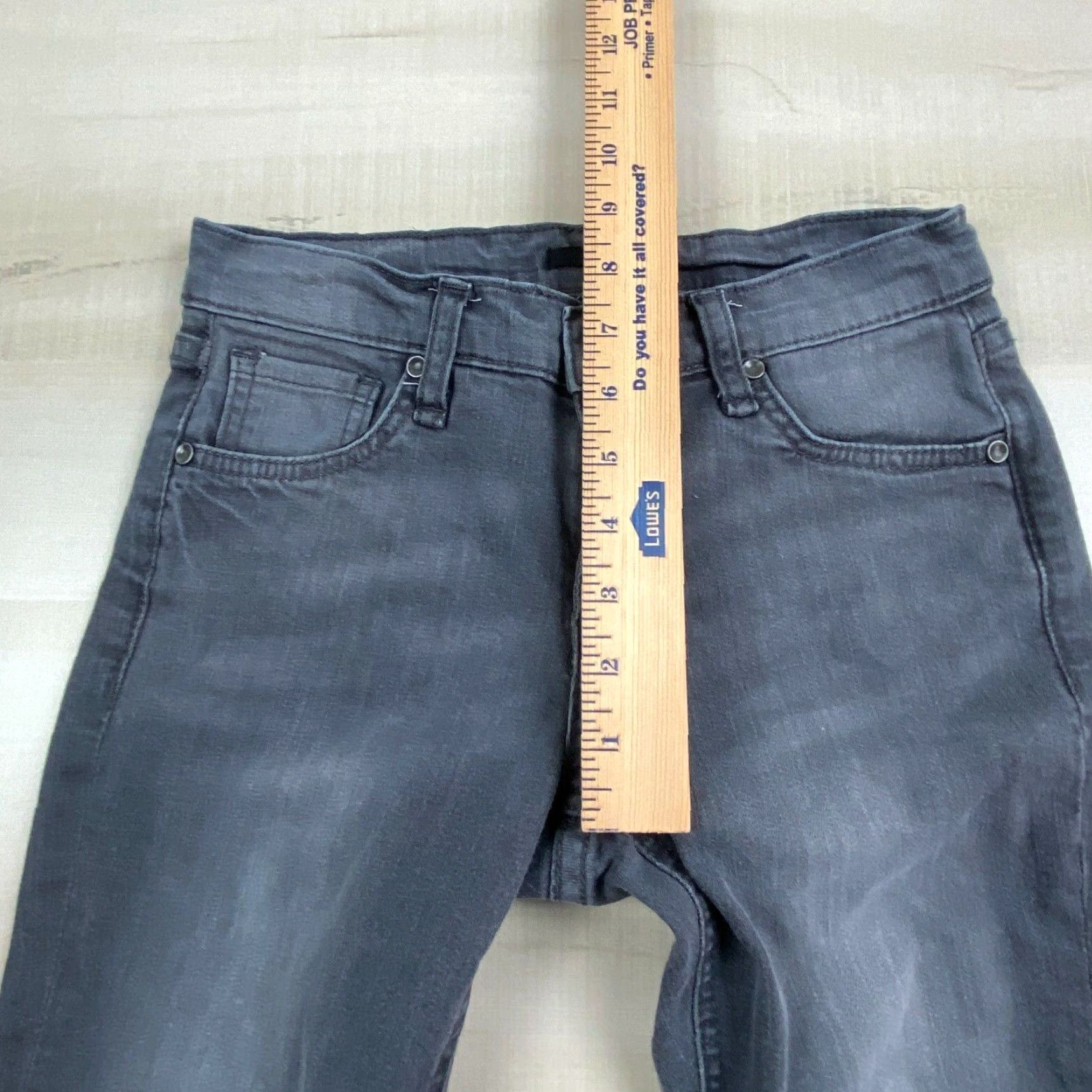 Vintage Edyson Women's 25 Gray Skinny Jeans Mid Rise Stretch Cotton Blend Size 42" / US 20 - 6 Thumbnail