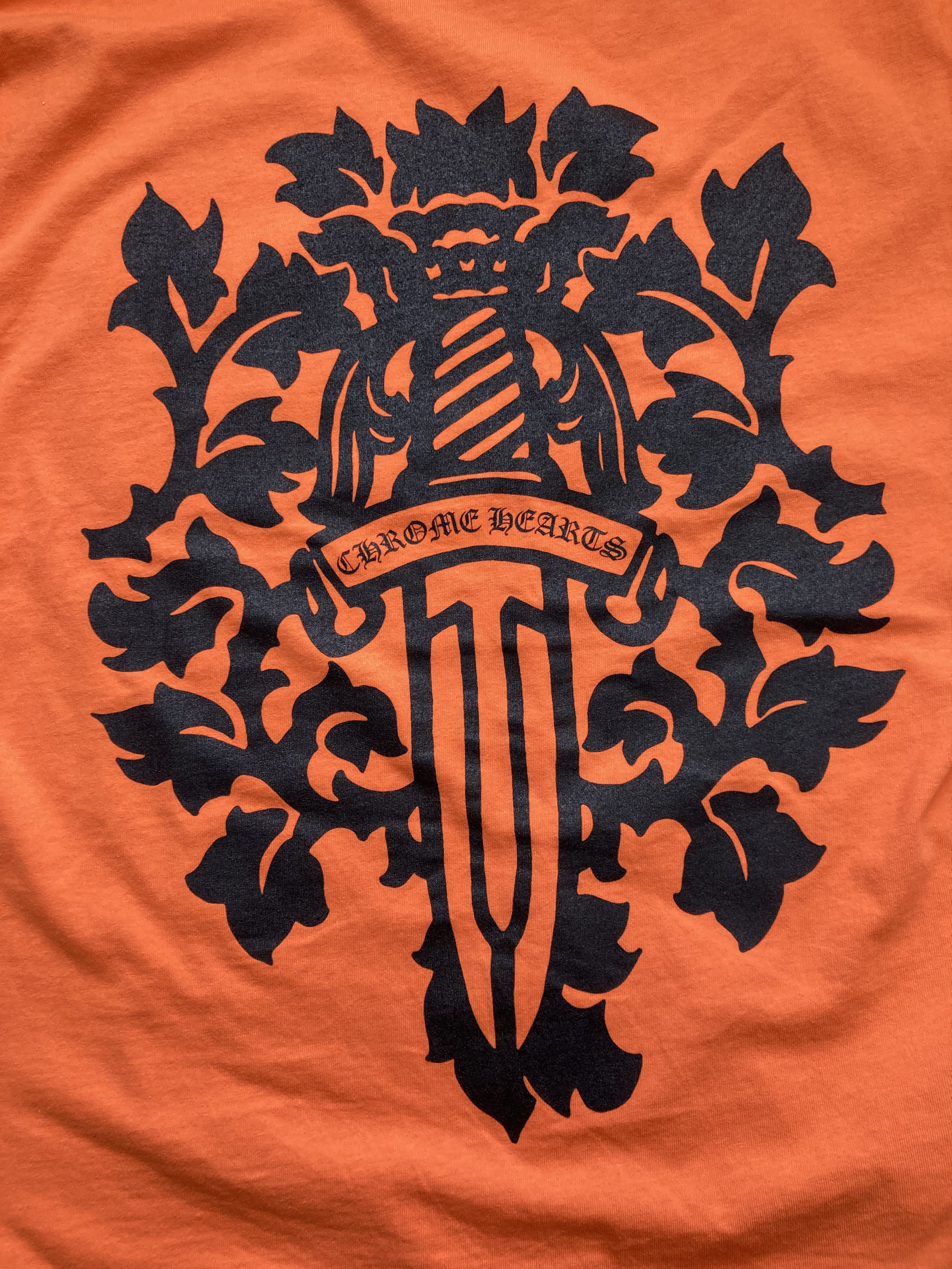 Chrome Hearts Chrome Hearts Vine Dagger Orange Short Sleeve Tee Size US L / EU 52-54 / 3 - 6 Thumbnail