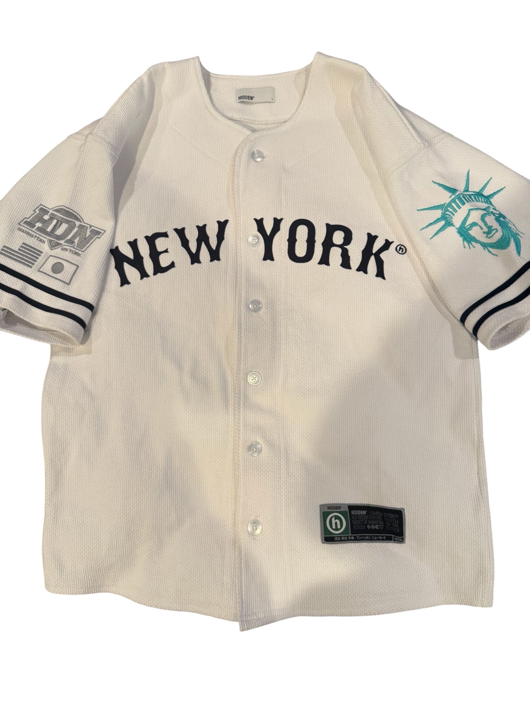 HIDDEN Hidden NY Baseball Jersey Size US L / EU 52-54 / 3 - 1 Thumbnail