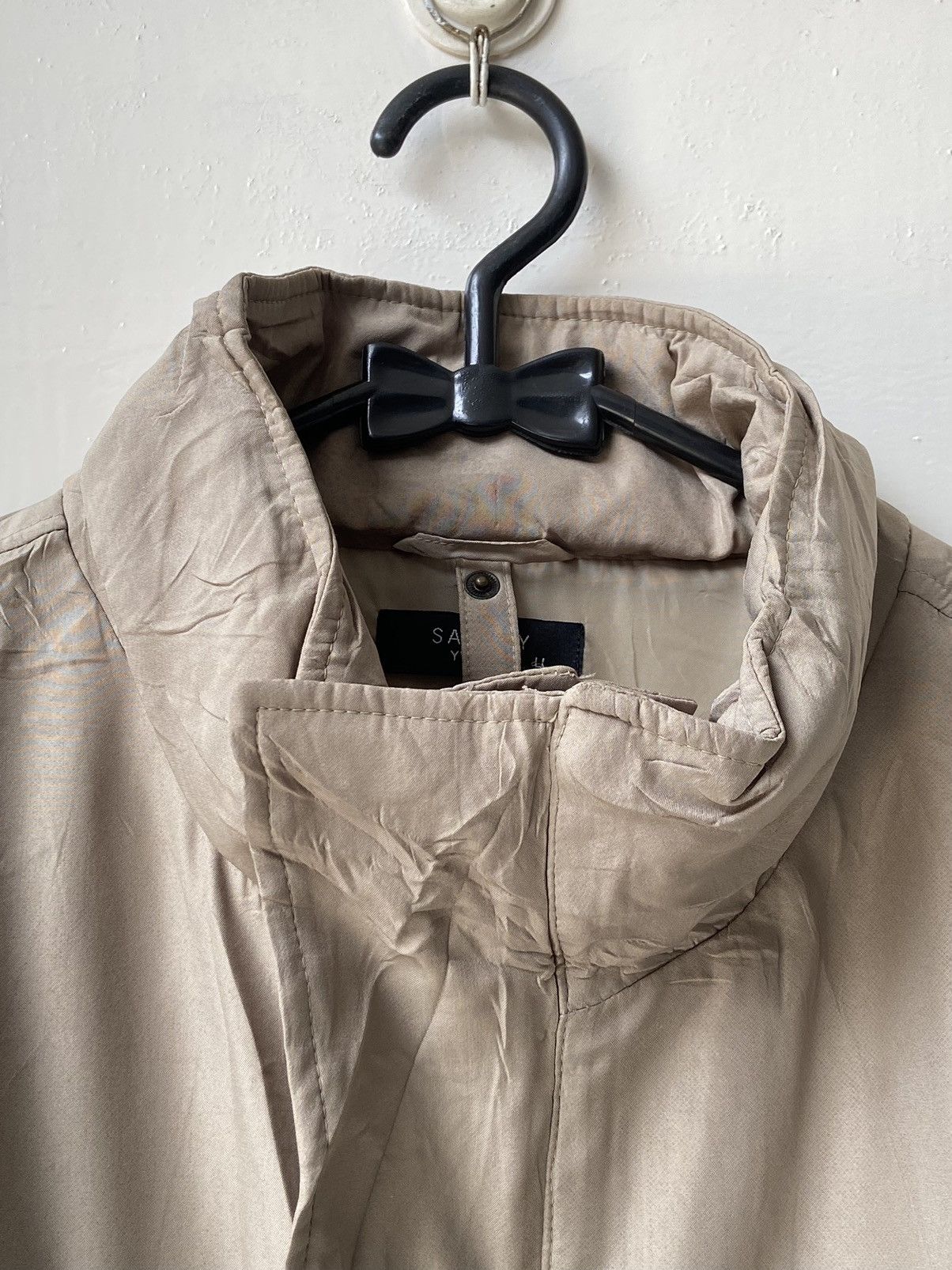 Designer × Japanese Brand × Yohji Yamamoto SACSNY Y’SACCS Beige Zip Jacket Size US L / EU 52-54 / 3 - 13 Thumbnail