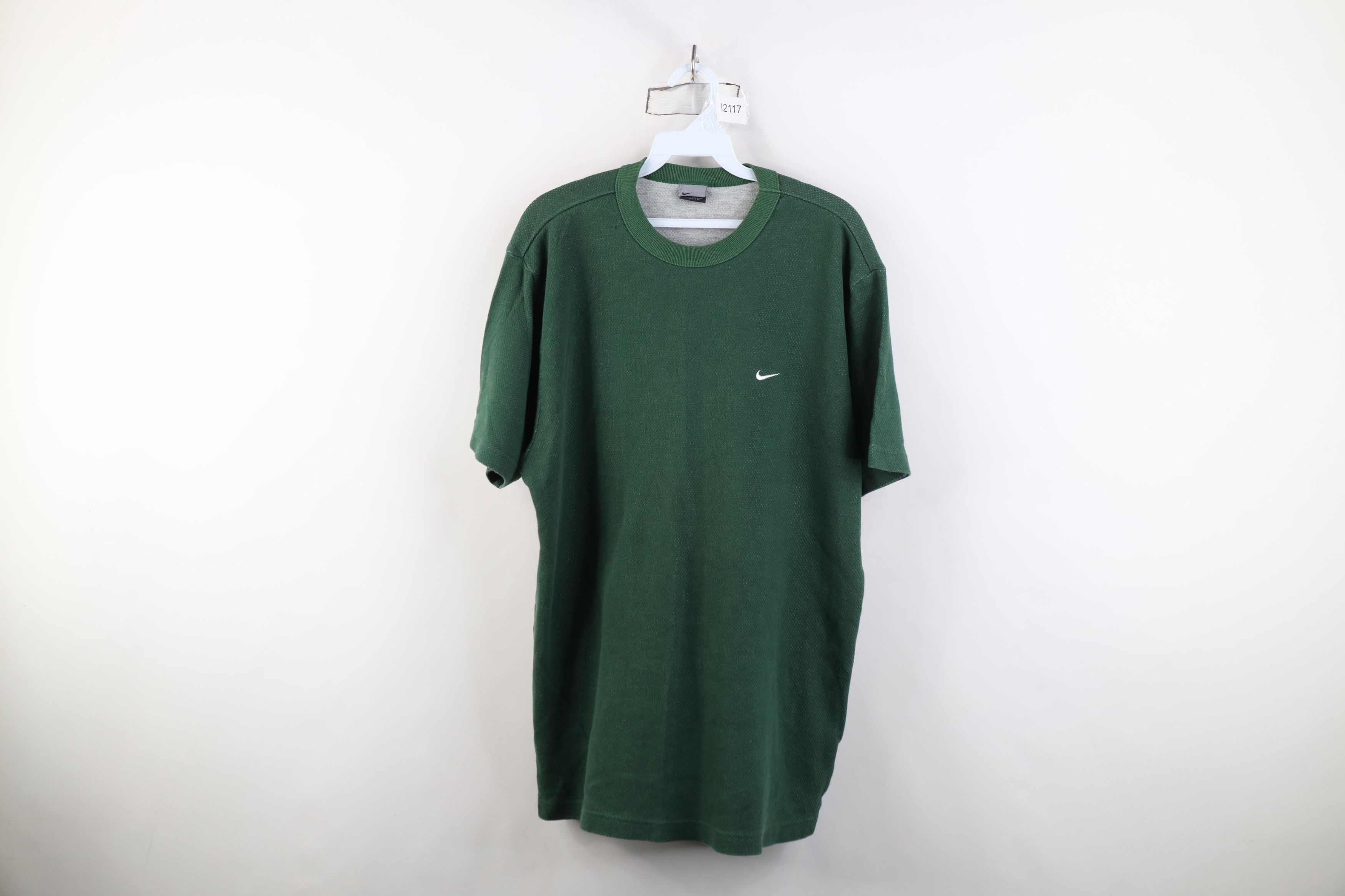 Nike Vintage Nike Scott Mini Swoosh Jersey Knit T-Shirt Green Size US L / EU 52-54 / 3 - 1 Thumbnail