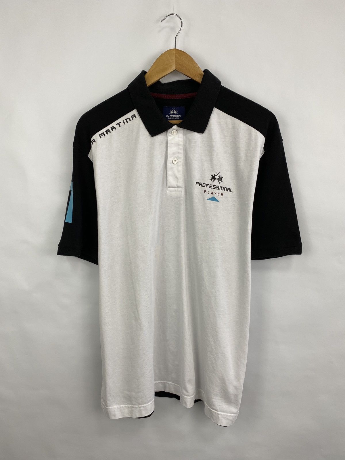 La Martina 🇦🇷Vintage La Martina Buenos Aires Polo T-Shirt Rare Retro Y2K Size US XL / EU 56 / 4 - 4 Thumbnail