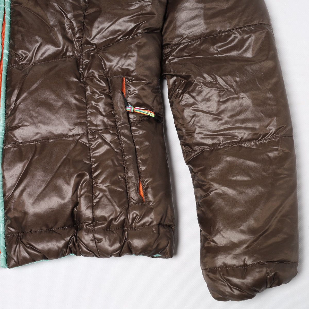 KJUS Kjus Reversible Down Puffer Jacket Brown Light Blue Ski Snow Size L / US 10 / IT 46 - 6 Thumbnail