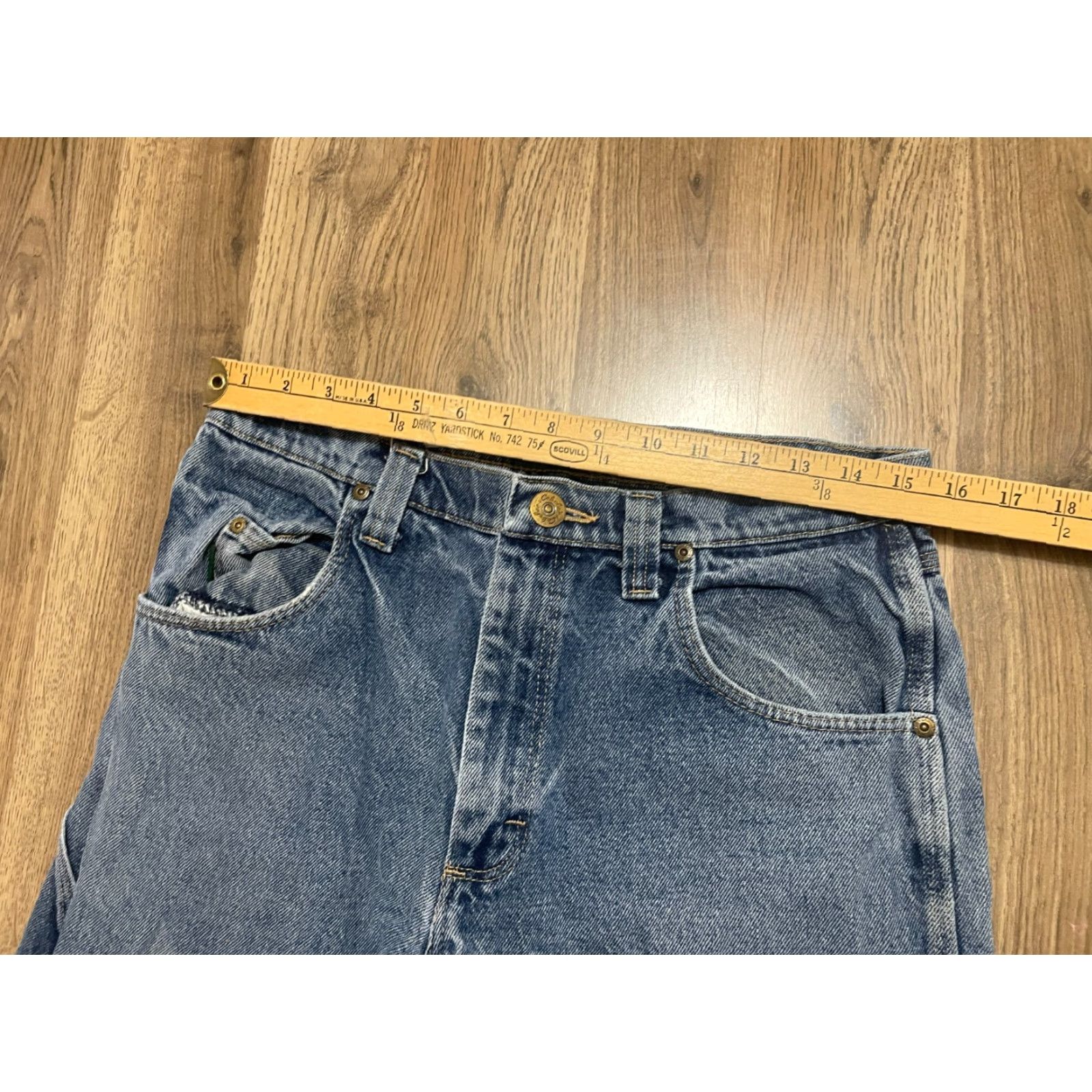 Vintage Cabela's Jeans, Men's Size 32/32, Denim, Blue, Straight Leg, 5-Pockets, Regular, Inseam 32, N Size US 32 / EU 48 - 5 Thumbnail