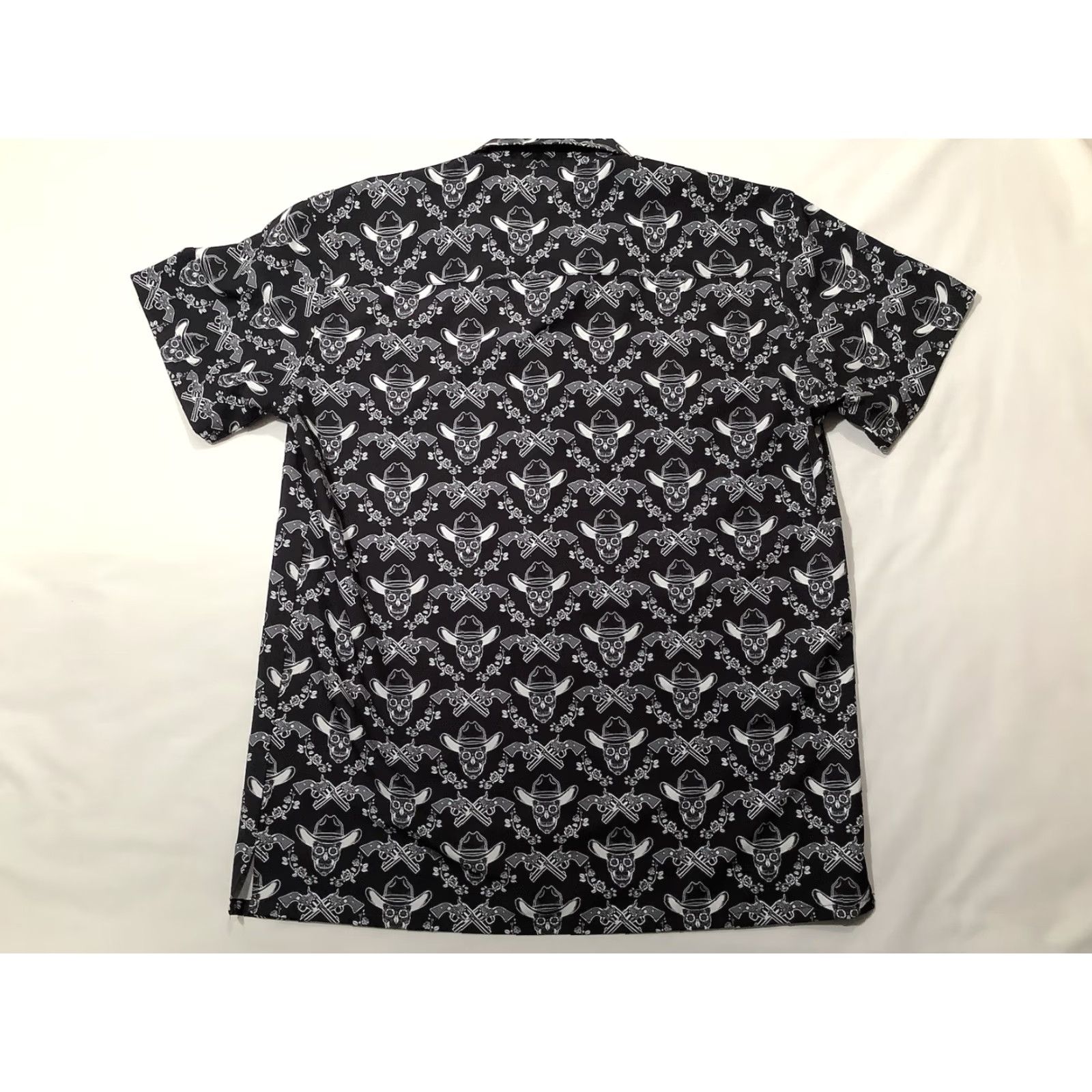 Etro VINTAGE Retro Rifle Vaquero v2 Shirt Black Mens XL Revolver & Skulls Party Hawaiian Size US XL / EU 56 / 4 - 7 Thumbnail