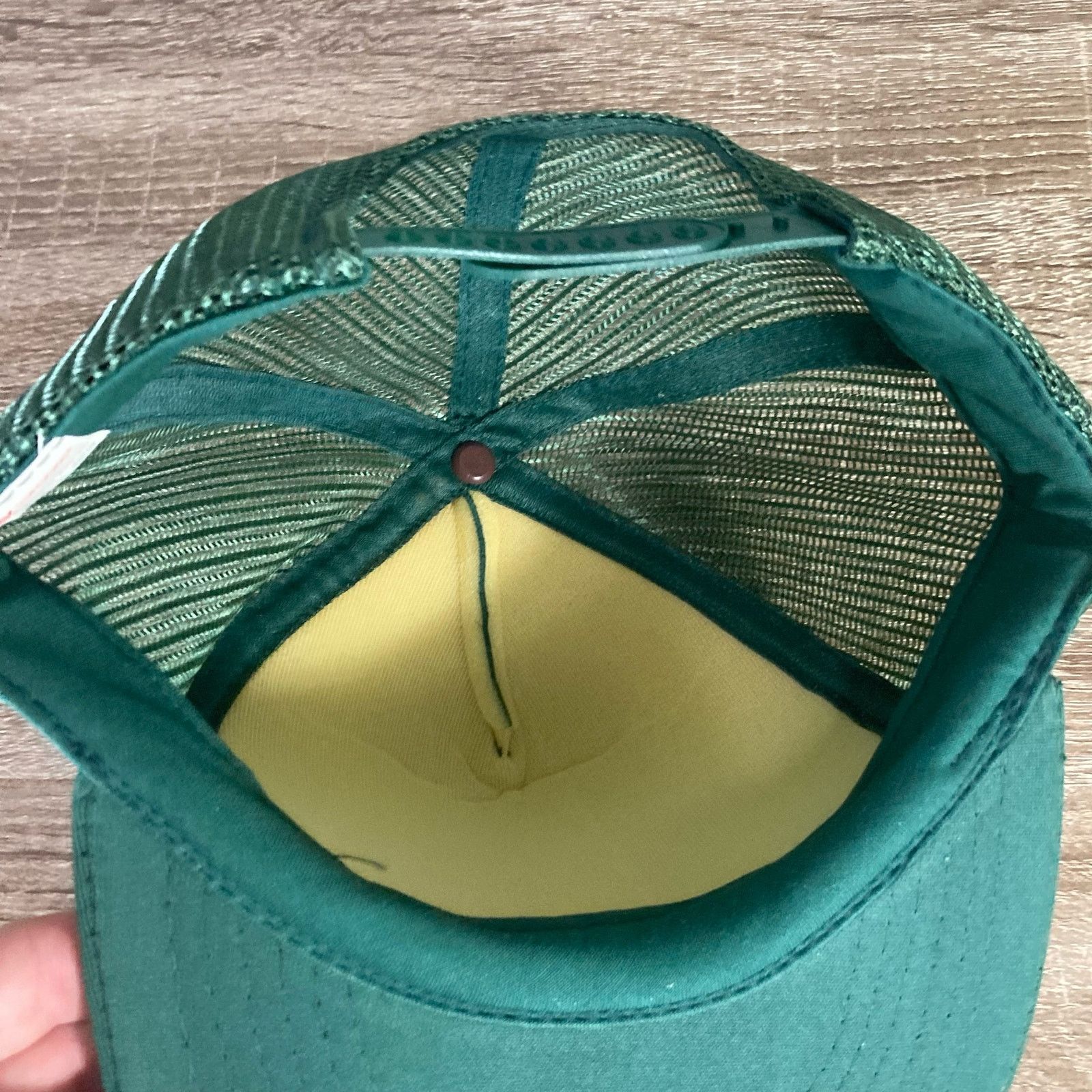 Vintage Vintage Marine Market Alpena Michigan Green Trucker Hat Size ONE SIZE - 9 Thumbnail