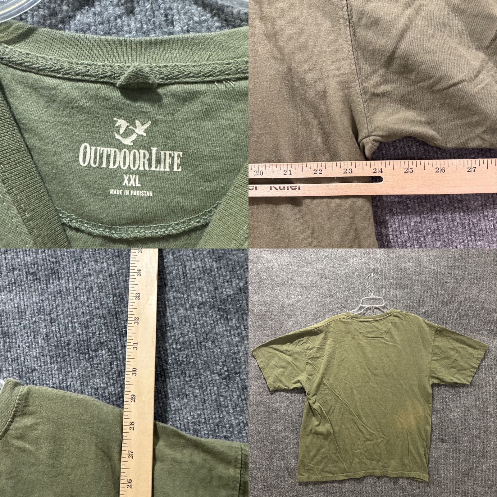 Alife Outdoor Life T-Shirt Green Short Sleeve Men 2XL Stained Outdoors HTF Size US XXL / EU 58 / 5 - 8 Thumbnail