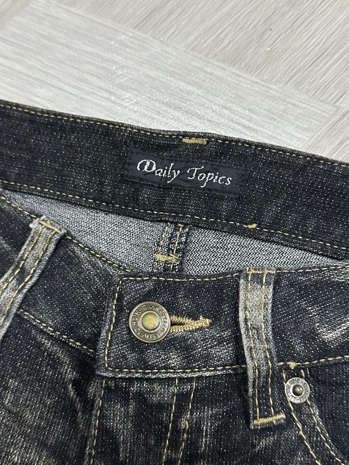 If Six Was Nine Super Flare Vintage Daily Topics Washed Denim Pants Size US 28 / EU 44 - 4 Thumbnail