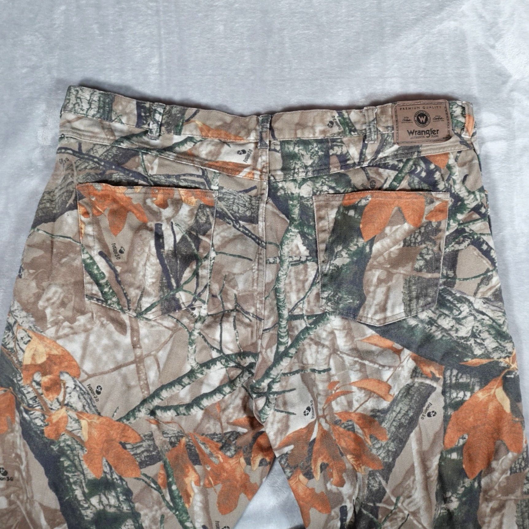 Wrangler VINTAGE Wrangler Fusion 3D Camo Hunting Double Knee Jeans Pants Mens 42x30 97GR1FS Size US 42 / EU 58 - 7 Thumbnail