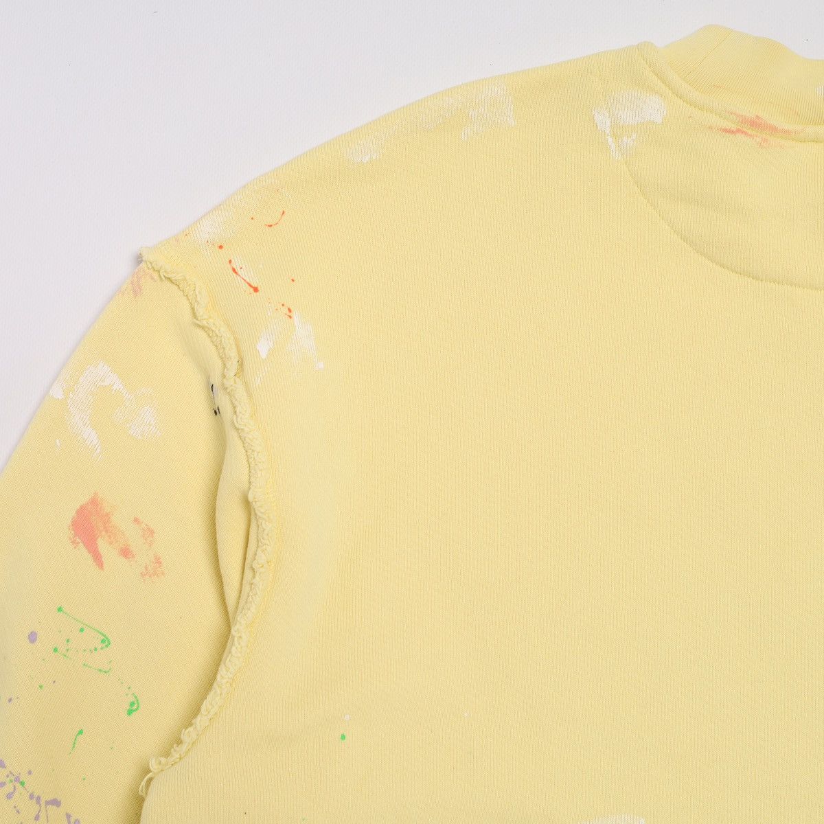 Palm Angels Palm Angels Oversized Sweatshirt Wide Yellow Splatter Painte Size US XS / EU 42 / 0 - 19 Thumbnail