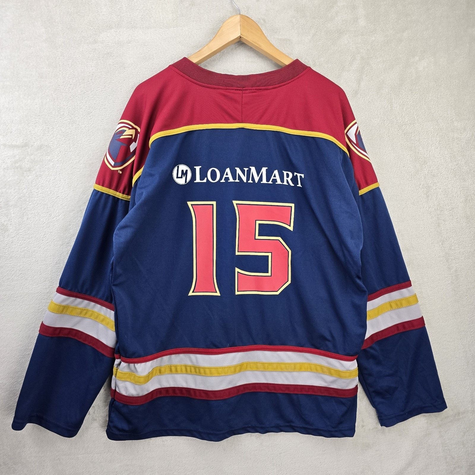 Other Lancaster Jethawks Hockey Jersey Mens XL #15 MiLB Vtg Y2K Size US L / EU 52-54 / 3 - 7 Thumbnail