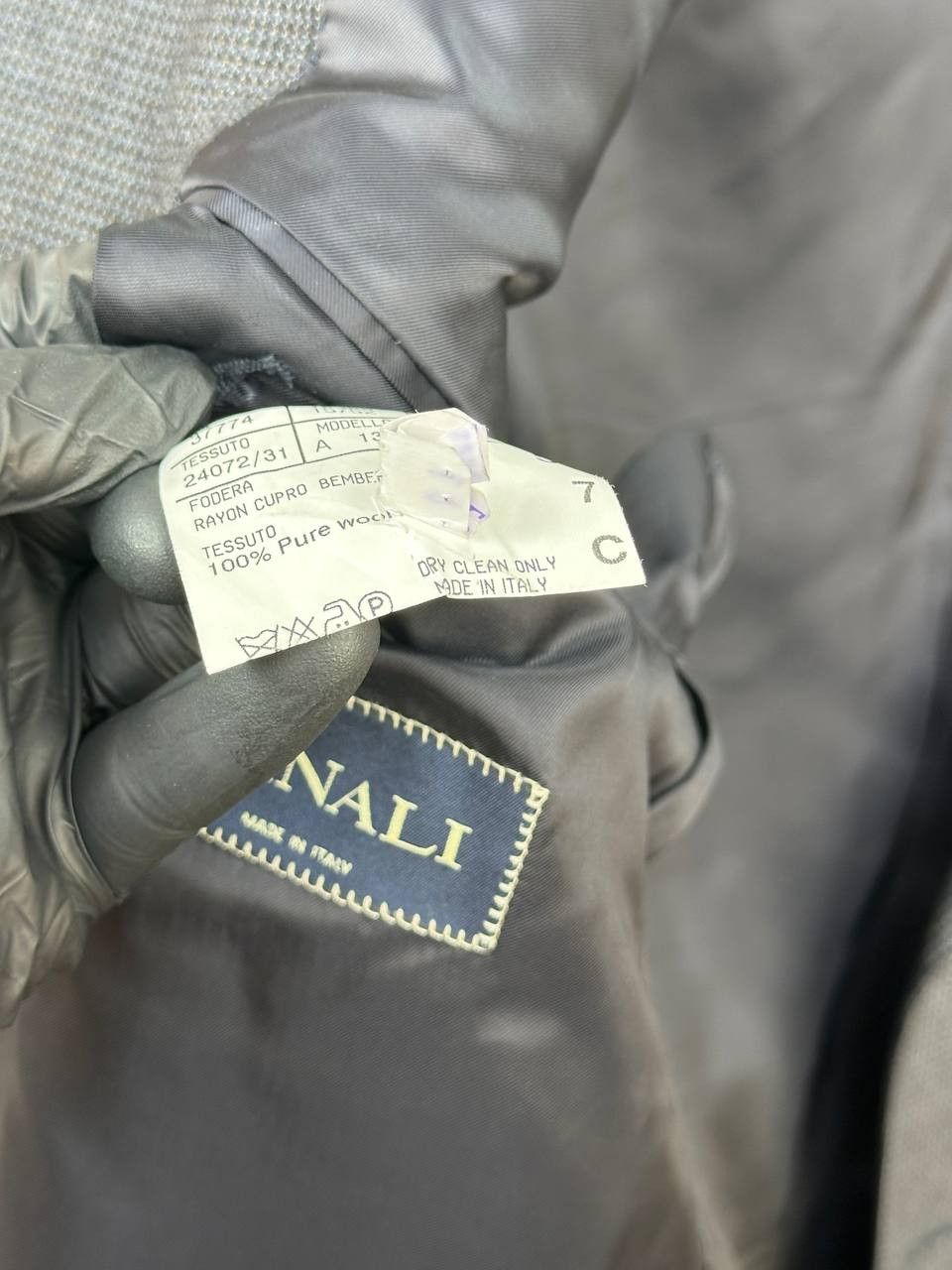 Canali RRP $1500 Canali Luxury Italy Tailored Wool Blazer Birdseye Size 50R - 13 Thumbnail