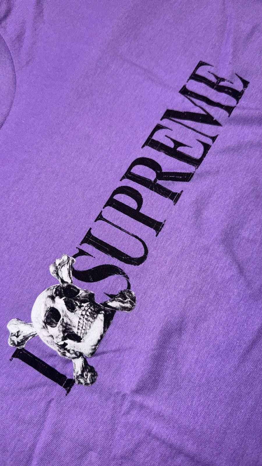Supreme Supreme Purple Skull Tee Size US L / EU 52-54 / 3 - 2 Thumbnail
