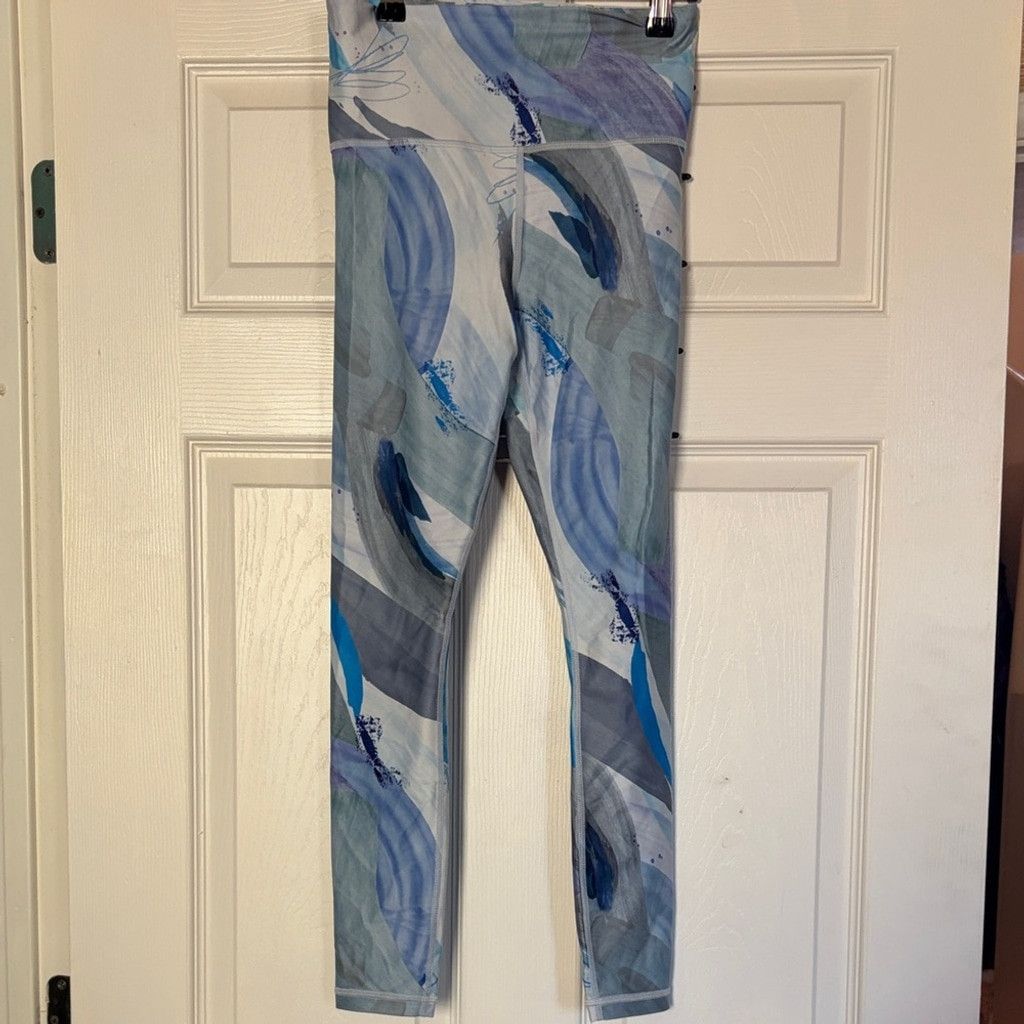 Athleta Athleta Elation 7/8 Tight Leggings Vibrance Snowfall Blue Size 25" / US 0 / IT 36 - 2 Thumbnail