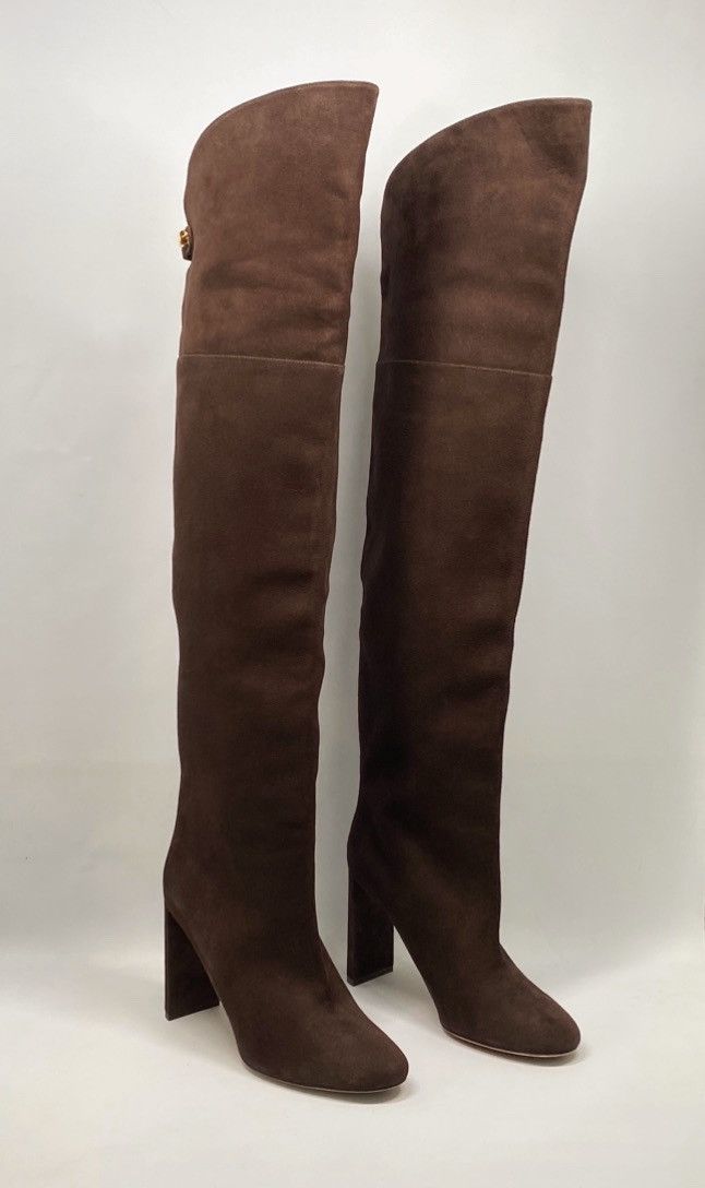 Mason's MAISON SKORPIOS Marylin Suede Over The Knee Boots size 40 Size US 10 / IT 40 - 6 Thumbnail