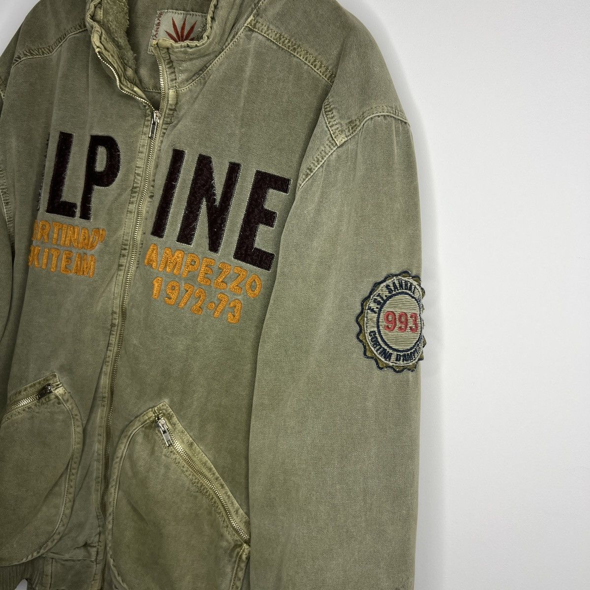 Vintage Vintage Workwear Denim Bomber Jacket Detroit Style Y2K 90s Size US XXL / EU 58 / 5 - 6 Thumbnail