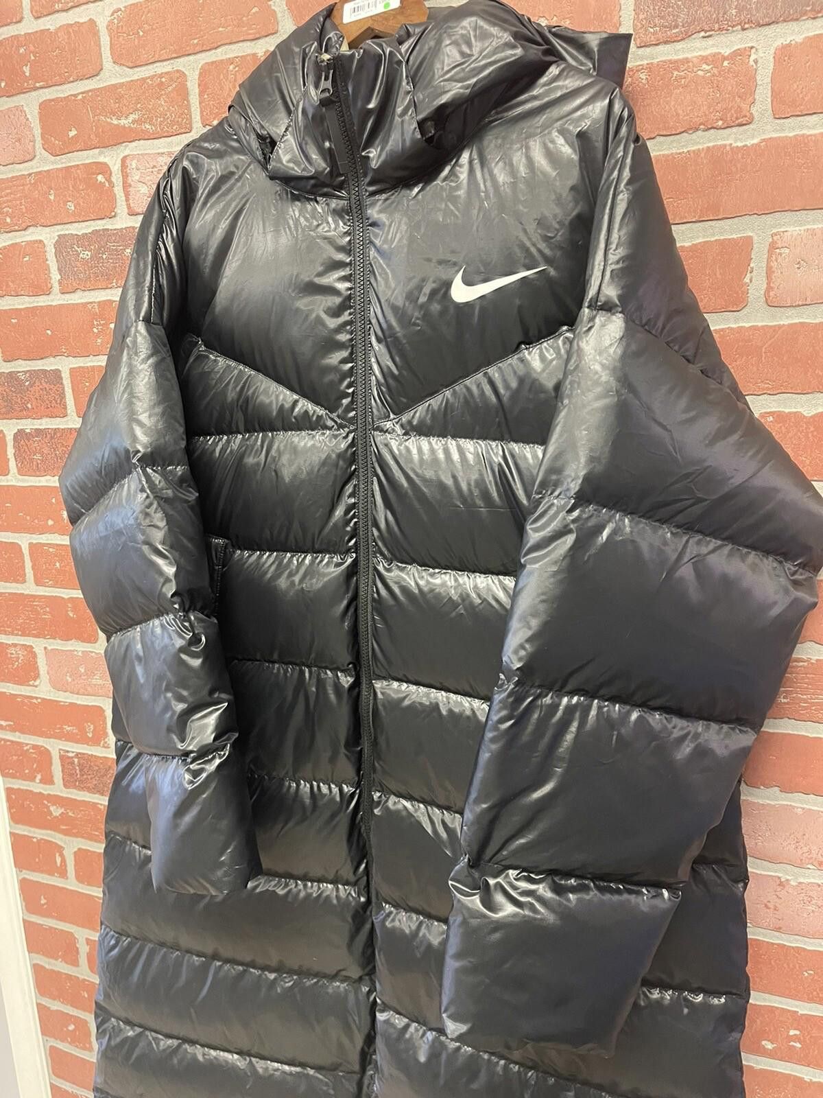 Nike Size XL - Nike Sportswear Down Parka Black Mystic Women's Size XL / US 12-14 / IT 48-50 - 3 Thumbnail