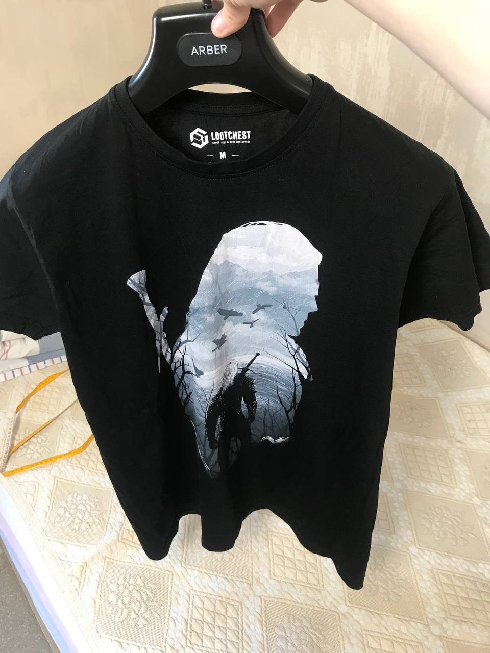 Playstation 🔥 Witcher 3 Promo Game Lootchest Moovie Shirt Microsoft Xbox Size US M / EU 48-50 / 2 - 4 Thumbnail