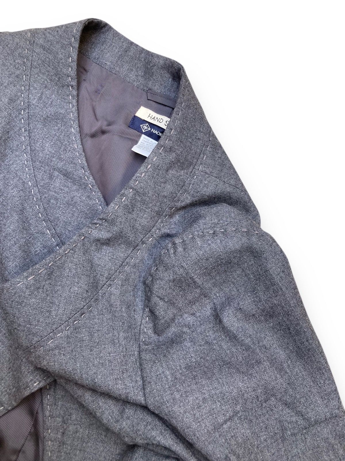 Issey Miyake Rare! NAOKI TAKIZAWA Avant-Garde Asymmetric Blazer Size M / US 6-8 / IT 42-44 - 12 Thumbnail