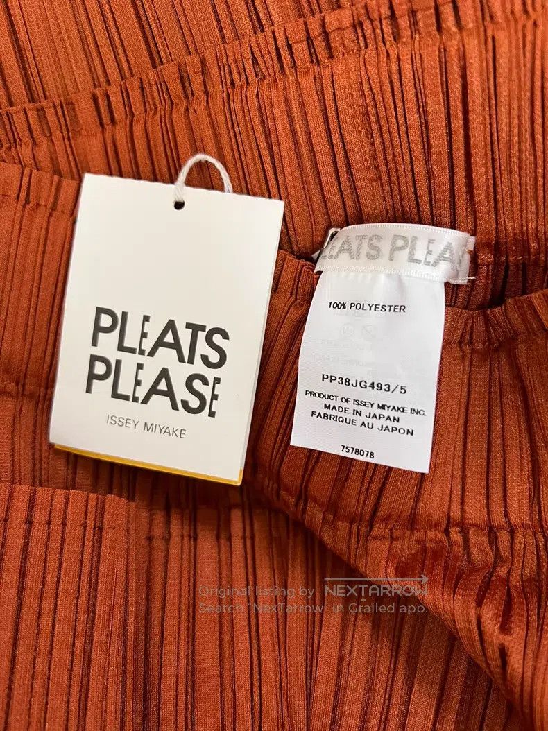 Issey Miyake Issey Miyake size:5 Red Skirt Size 22" - 5 Thumbnail