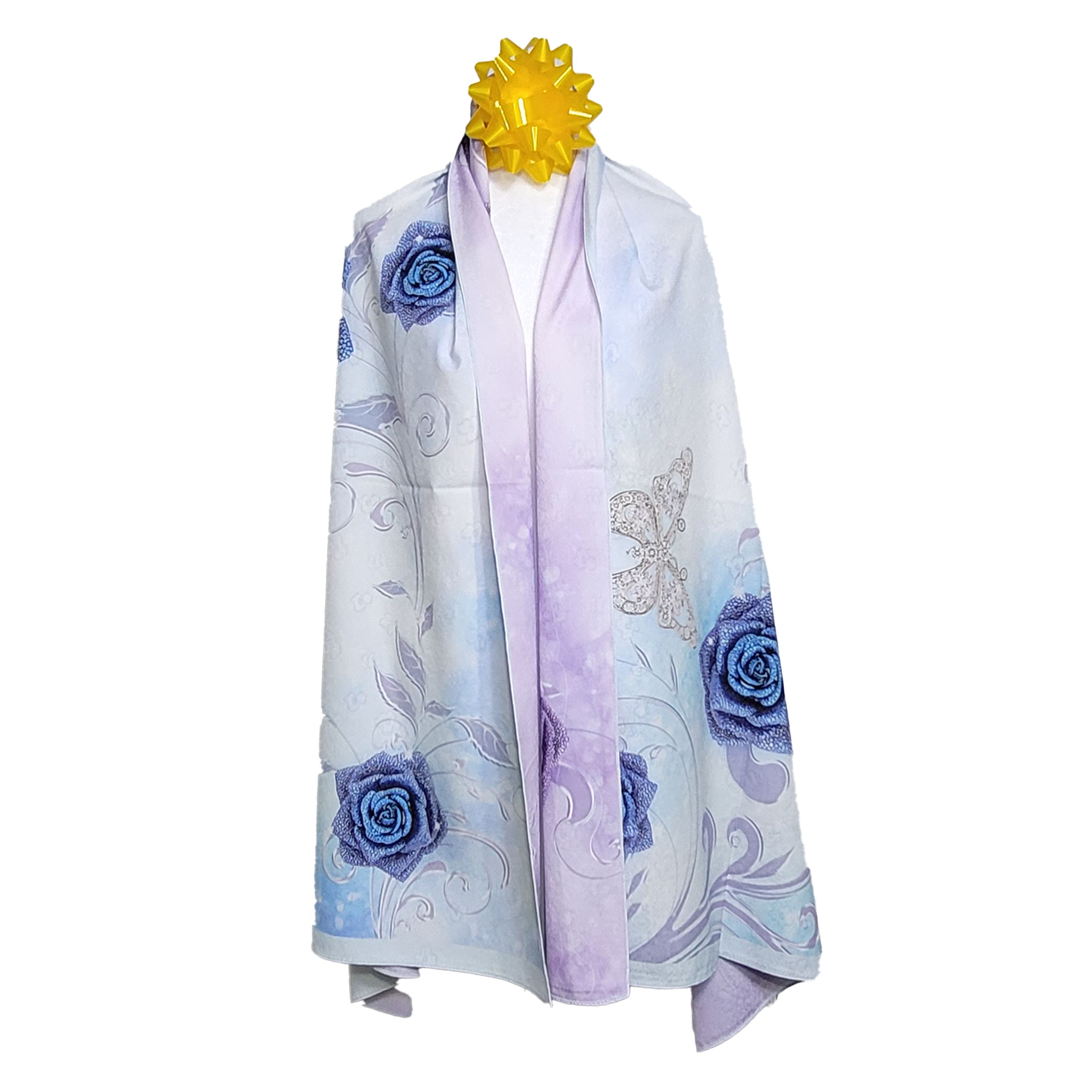 Other Double-Sided Silk Scarf 27"x70" Long Rectangle 3322 Size ONE SIZE - 5 Thumbnail