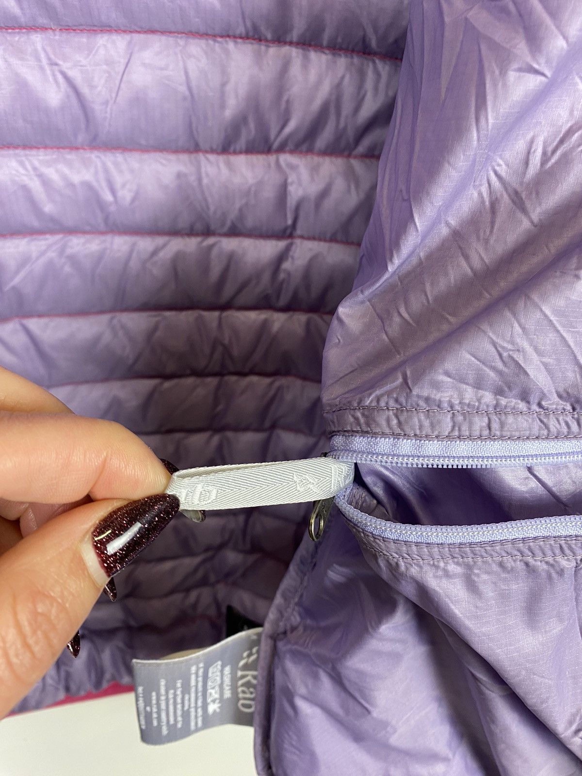 Rab × Vintage Rab Ladies Wmns Microlight Jacket Full Zip Down Pertex XL Size XL / US 12-14 / IT 48-50 - 15 Thumbnail