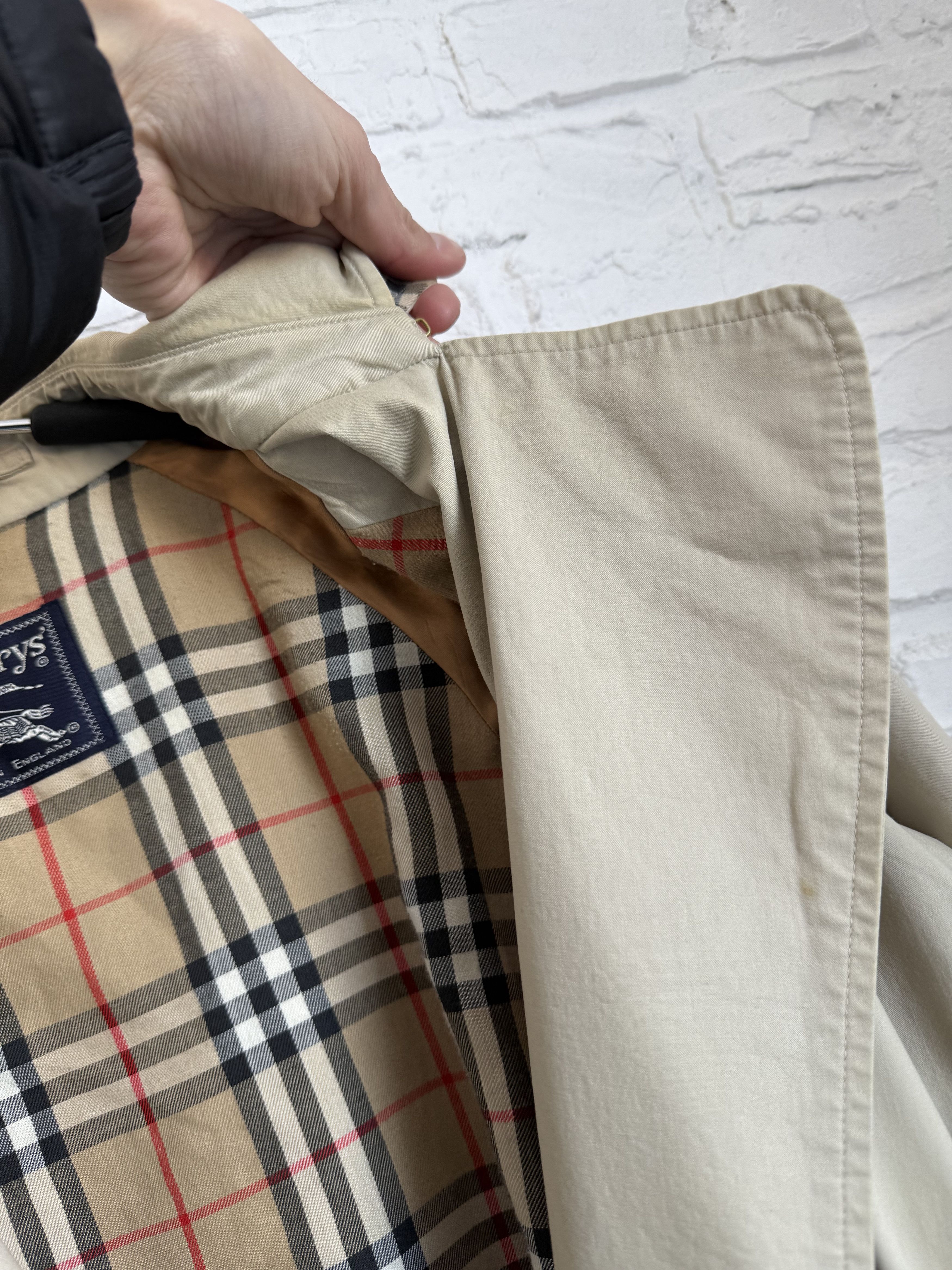 Burberry Vintage 80s Burberrys double breasted trench coat Size L / US 10 / IT 46 - 5 Thumbnail