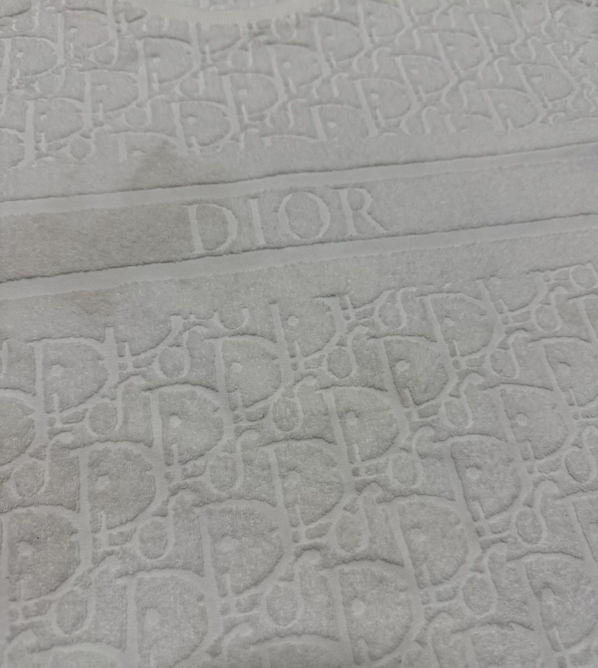 Dior CHRISTIAN DIOR White Terry Italy Shirt Size US S / EU 44-46 / 1 - 3 Thumbnail