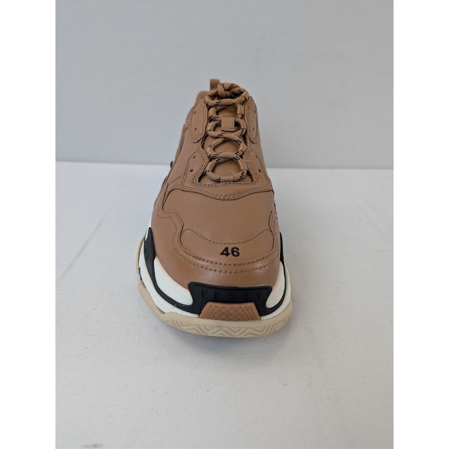 Balenciaga o1rshd1 Triple S Logo Type Sneakers in Nude Beige/Sand Size US 13 / EU 46 - 12 Thumbnail