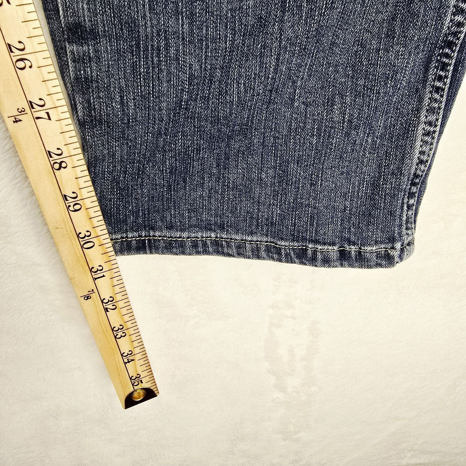 Wrangler Wrangler Retro Jeans Mens 38x32 Blue Medium Slim Straight Size US 38 / EU 54 - 11 Thumbnail