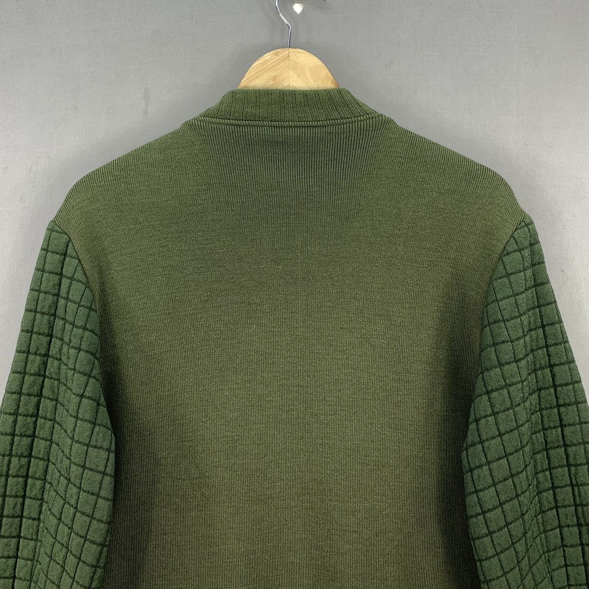 Japanese Brand Japan Made Half Knitted Checkered Quilted Bomber Jacket Size US S / EU 44-46 / 1 - 9 Thumbnail