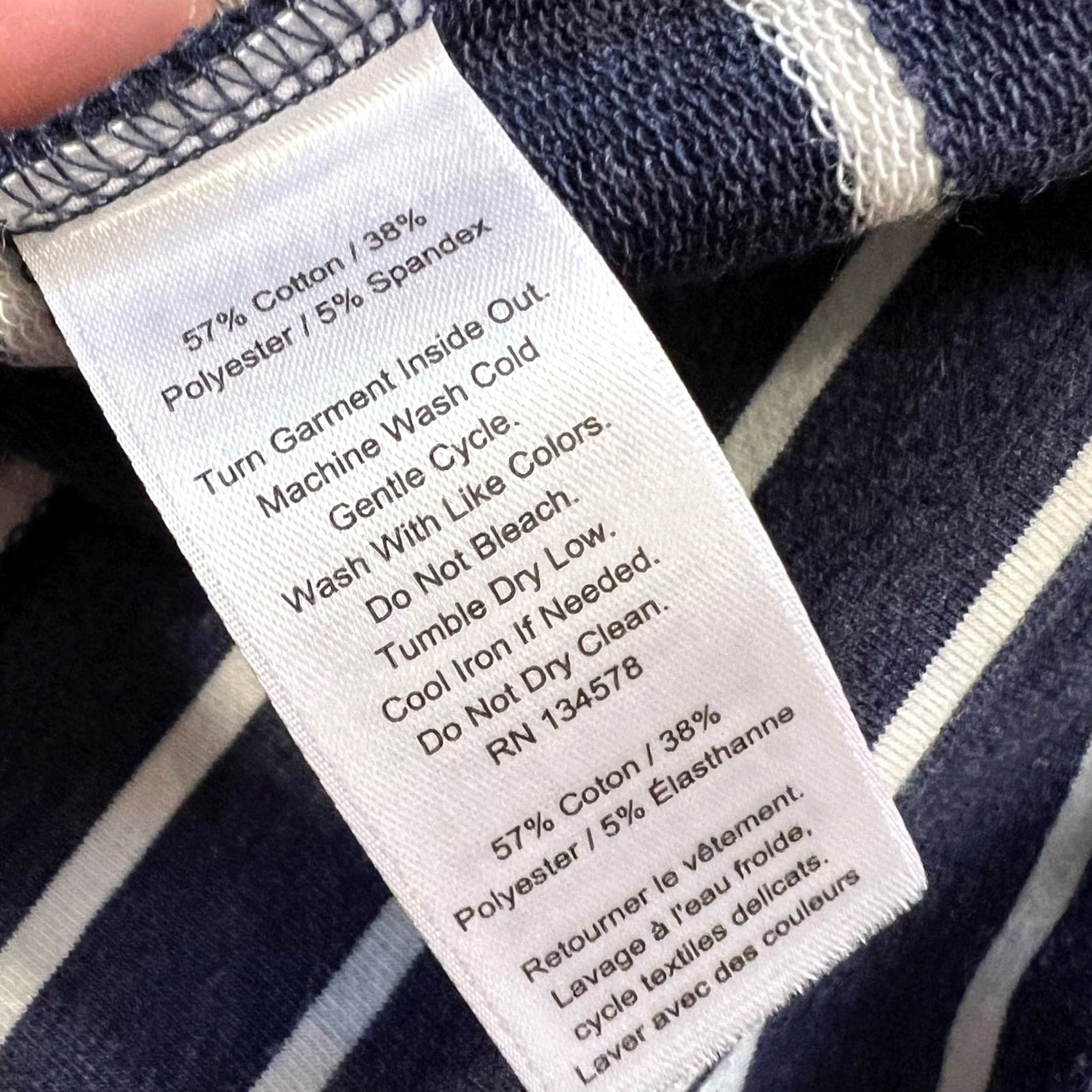 Vineyard Vines Vineyard Vines Shep Shirt Womens Medium Blue Stripe Hooded Shirt Size M / US 6-8 / IT 42-44 - 7 Thumbnail